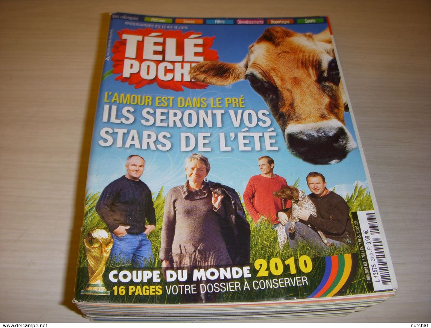 TELE POCHE 2313 07.06.2010 16 Pages COUPE MONDE FOOTBALL CANTELOUP James BOND - Televisie