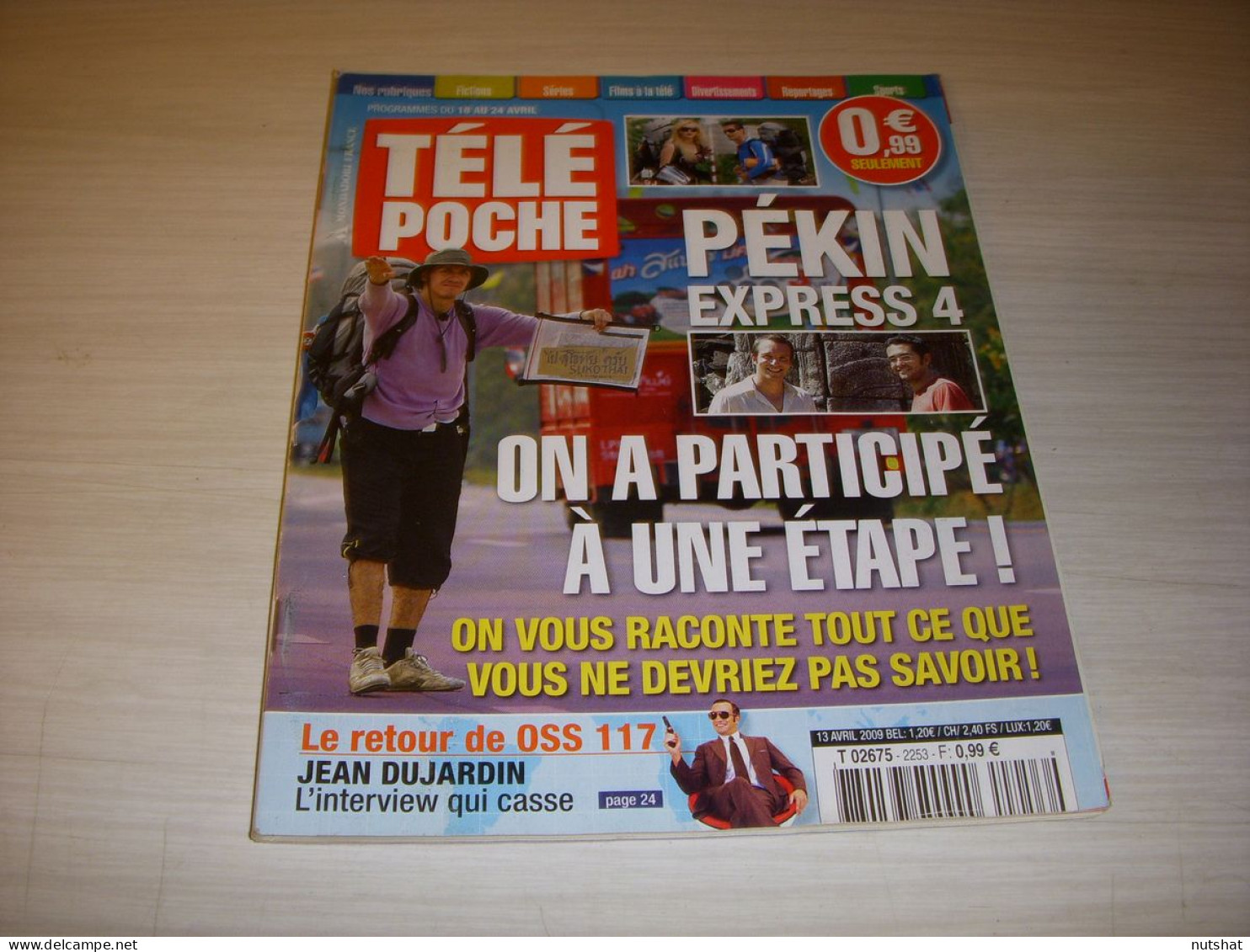 TELE POCHE 2253 13.04.2009 PEKIN EXPRESS DUJARDIN LORIE PIXAR STORY Jean NOUVEL - Televisión