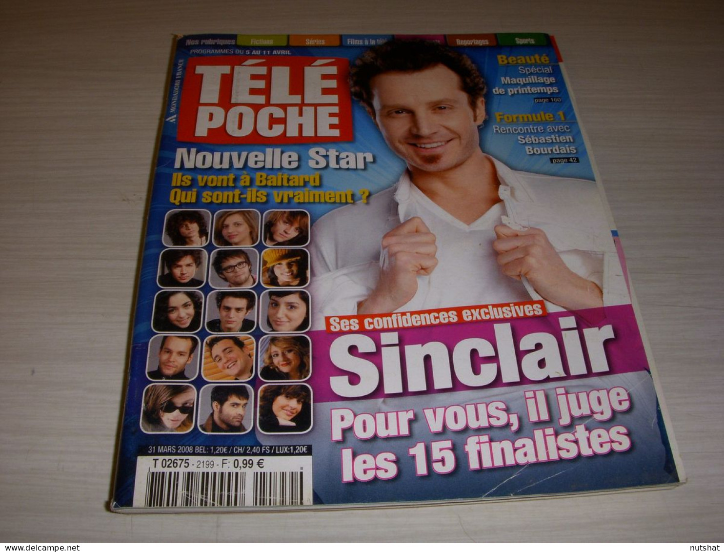 TELE POCHE 2199 31.03.2008 SINCLAIR KYLE XY MATT DALLAS Will SMITH KARAJAN - Television