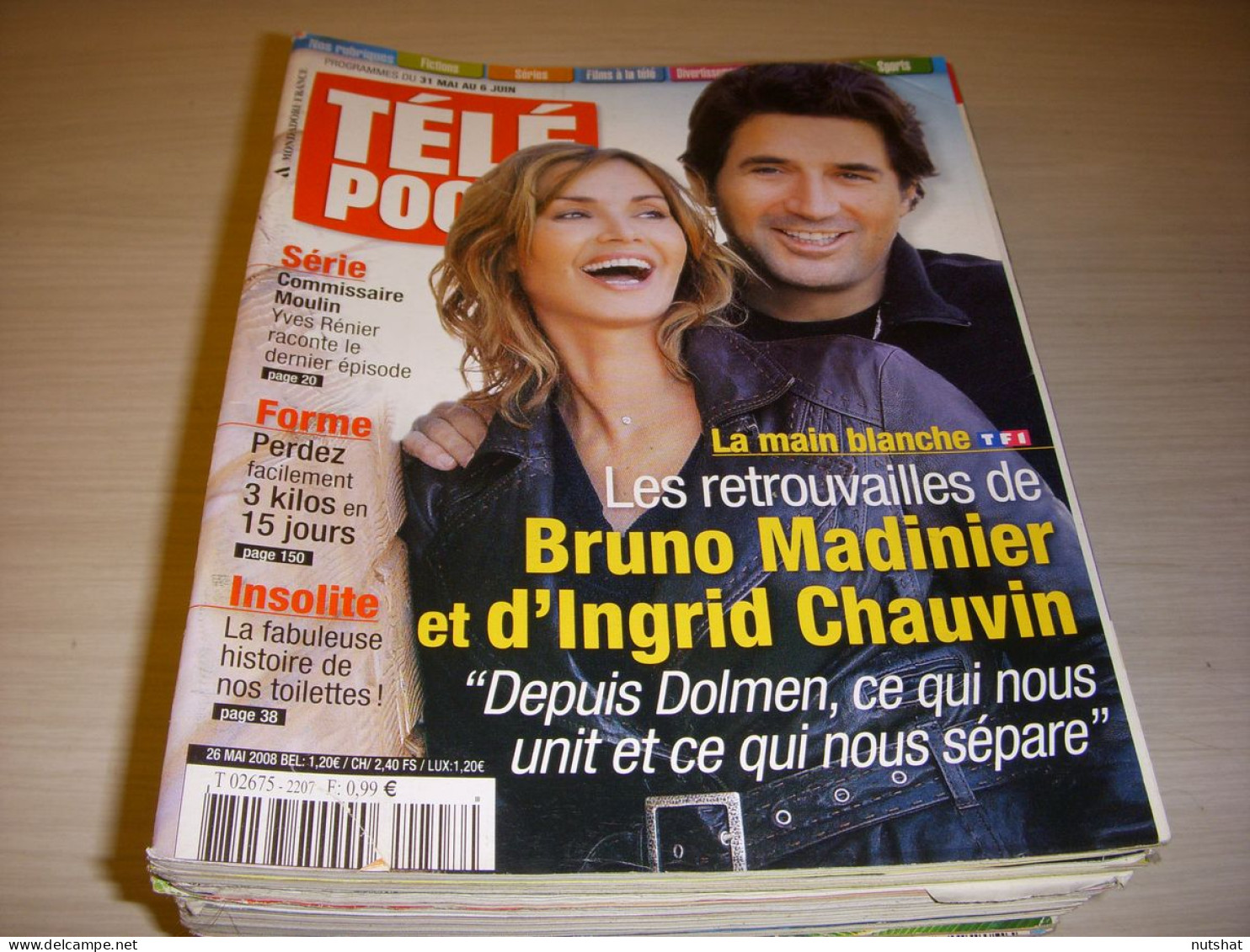 TELE POCHE 2207 26.05.2008 MADINIER CHAUVIN Jeanne MOREAU Yves RENIER YELLE - Televisione