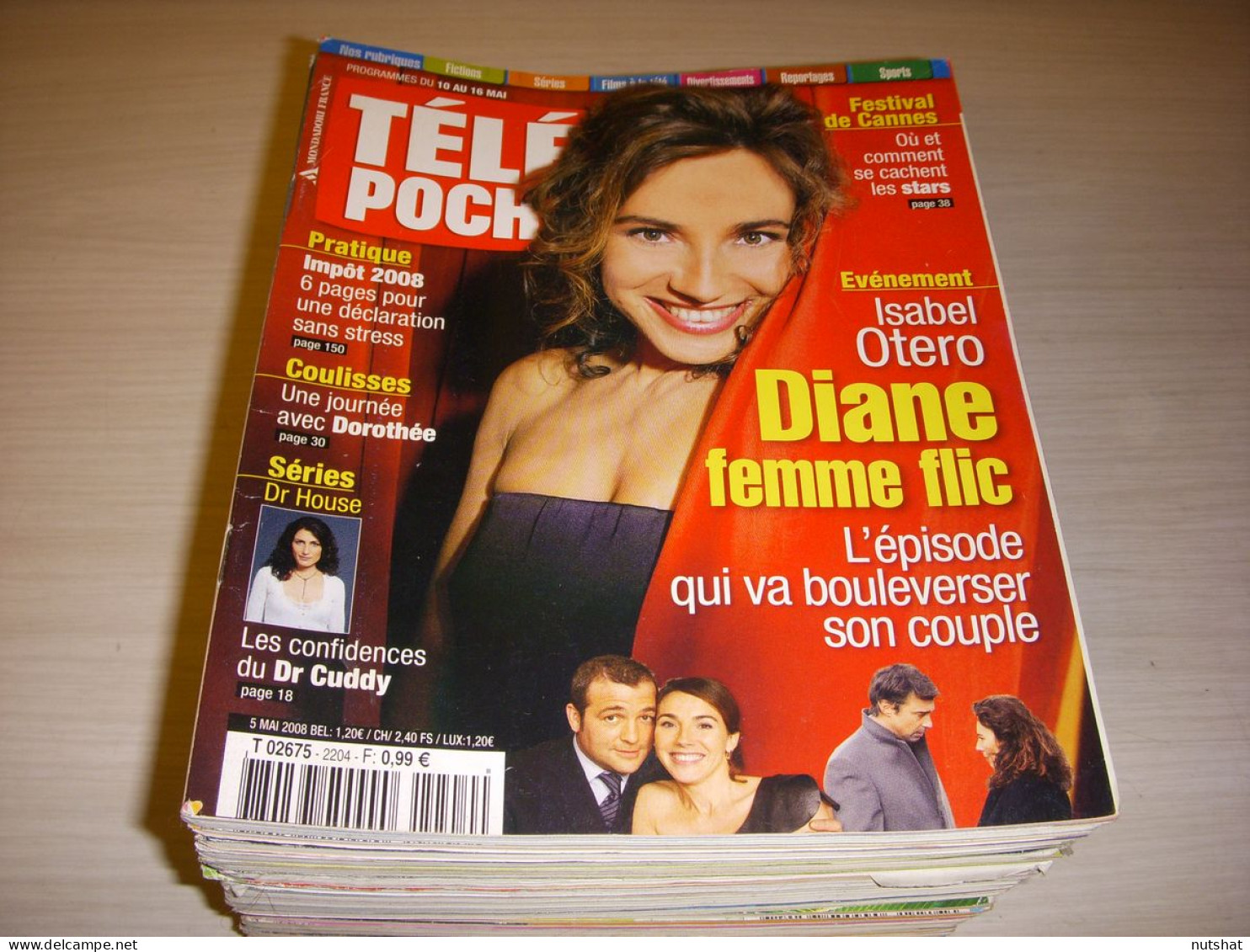 TELE POCHE 2204 05.05.2008 Isabel OTERO DARROUSSIN Dr HOUSE EDELSTEIN DOROTHEE - Televisie