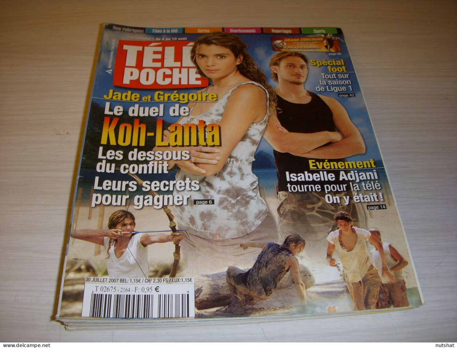 TELE POCHE 2164 30.07.2007 KOH-LANTA Isabelle ADJANI PUNK FALL OUT BOY - Fernsehen