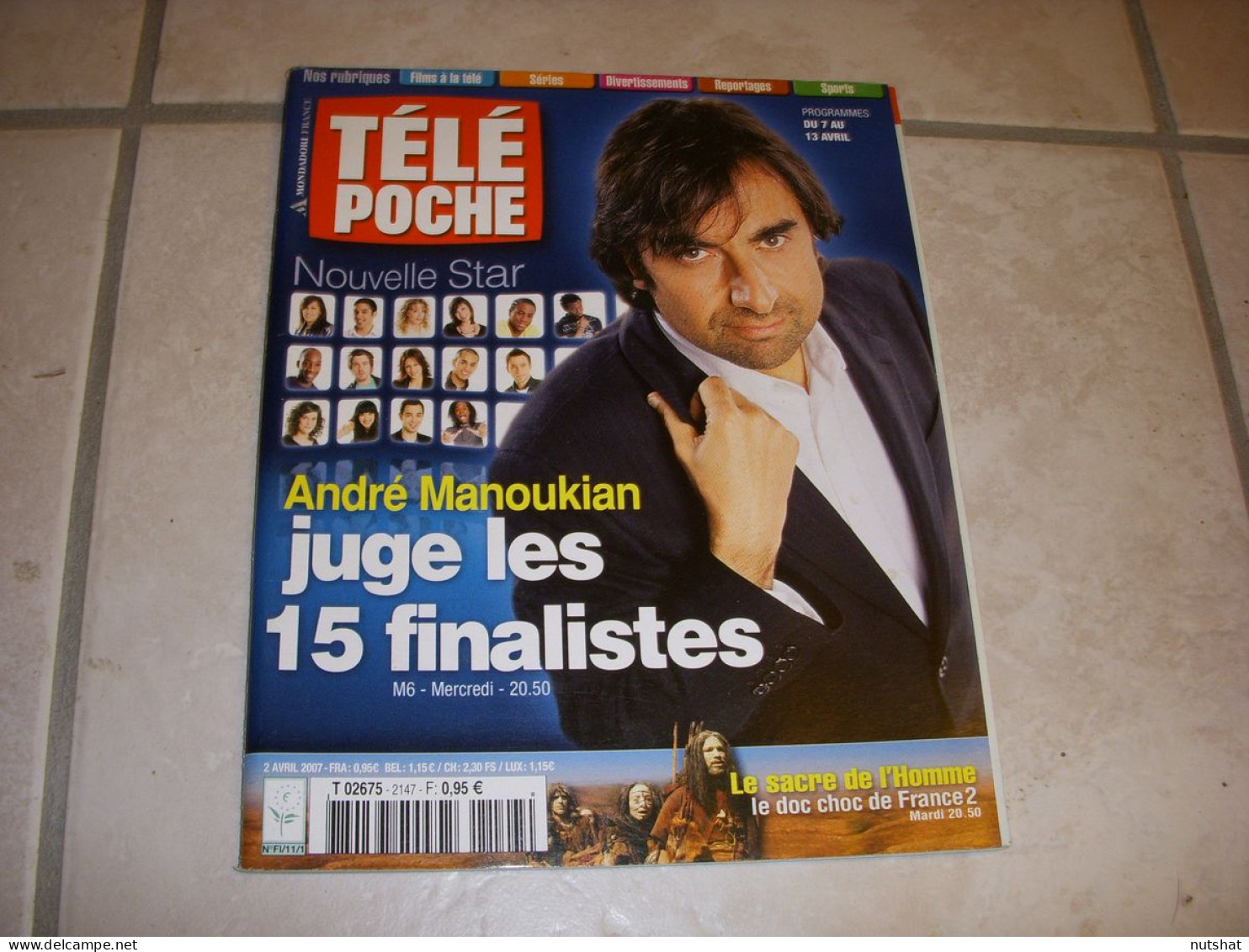 TELE POCHE 2147 02.04.2007 Andre MANOUKIAN RAZORLIGHT La SAGA De L'EVOLUTION - Fernsehen
