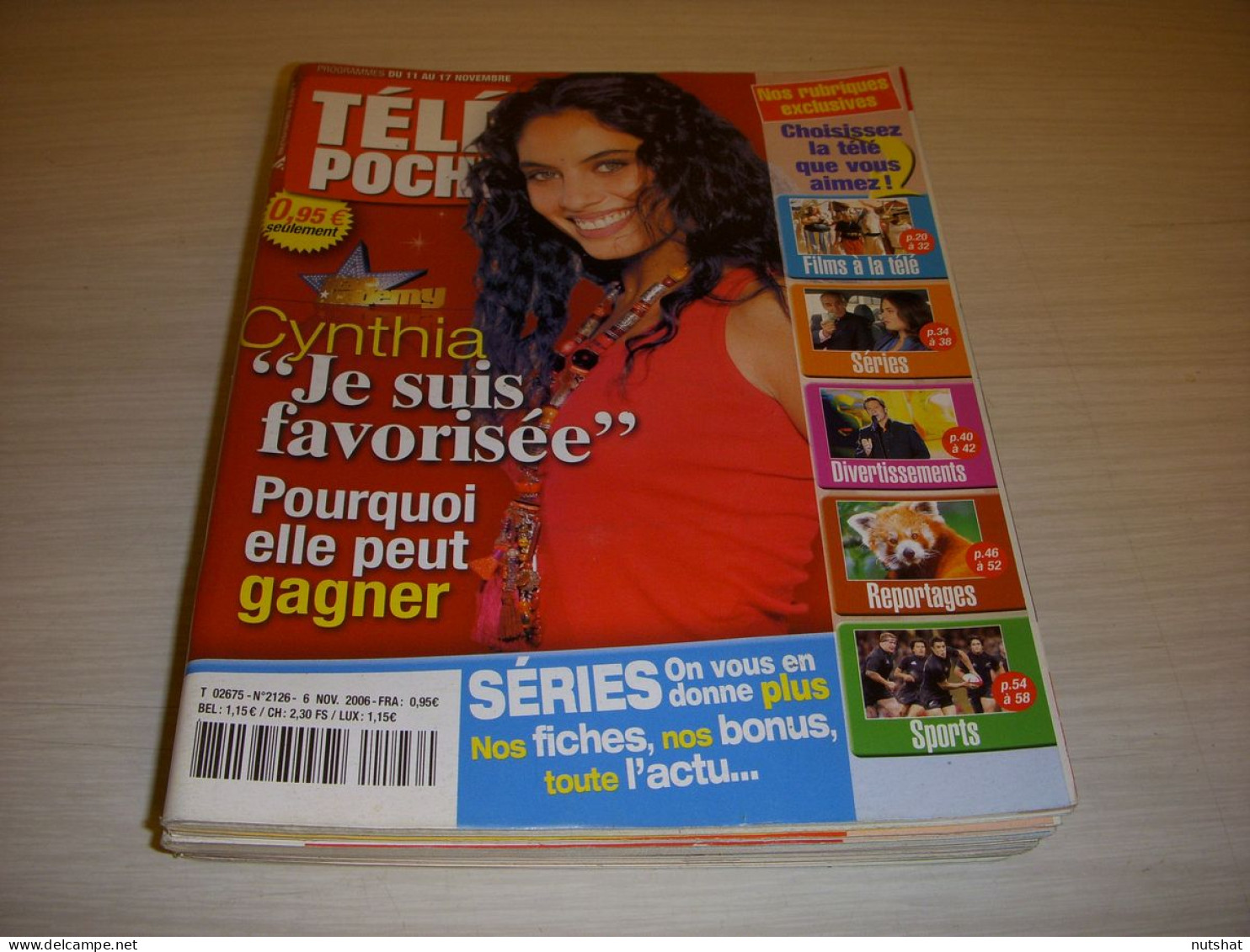 TELE POCHE 2126 06.11.2006 STAR ACADEMY CYNTHIA ASTERIX SEX And The CITY - Televisie