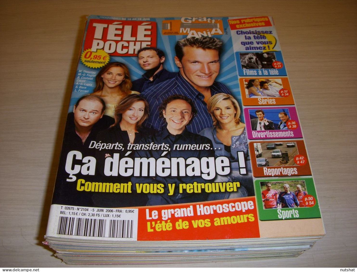 TELE POCHE 2104 05.06.2006 CANNES Gregory LEMARCHAL SAYA Les BARBOUZES - Télévision