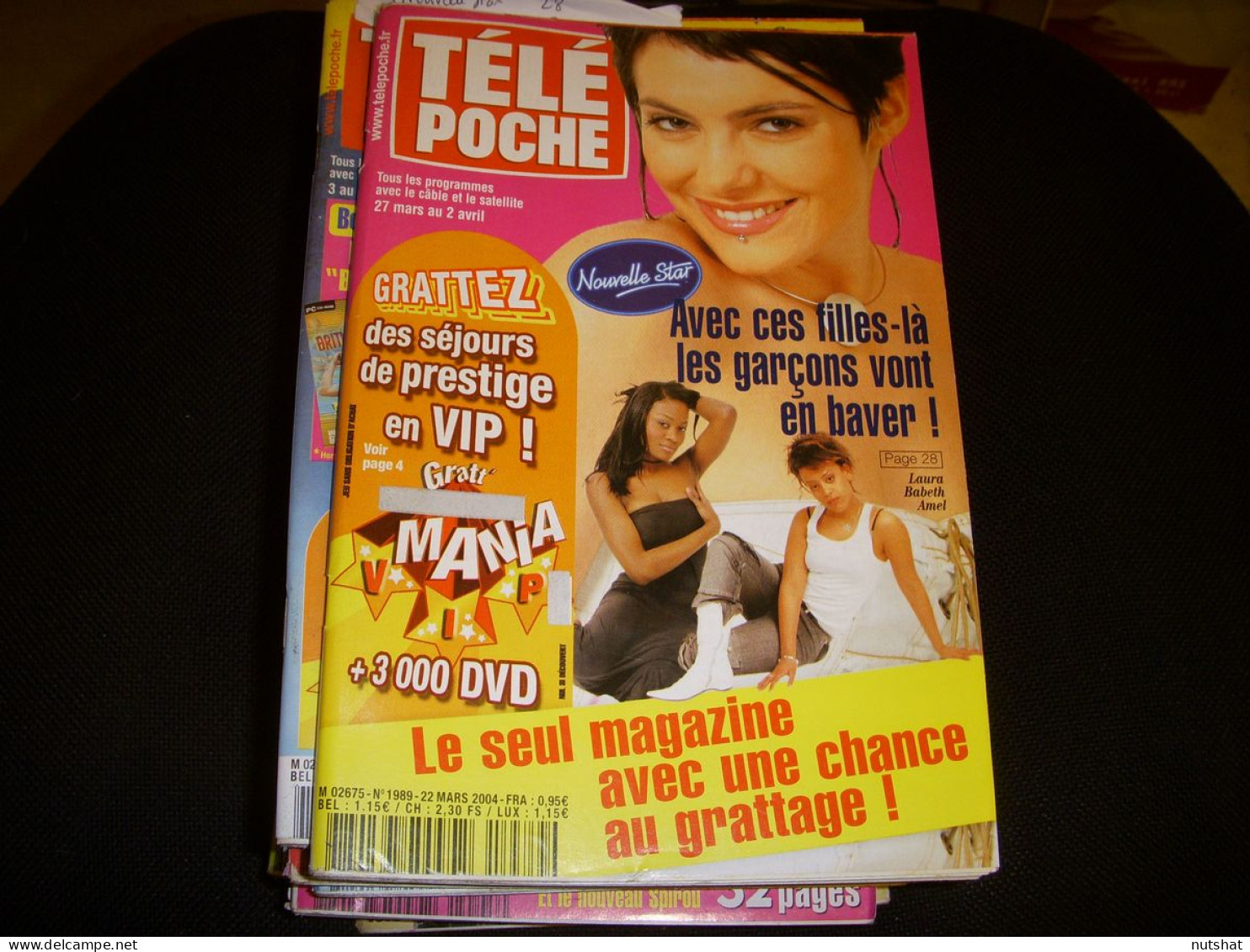 TELE POCHE 1989 22.03.2004 NOUVELLE STAR MADINIER ALEX METAYER ANNE RICHARD - Télévision