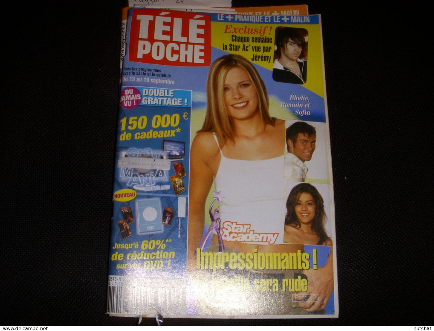 TELE POCHE 1961 08.09.2003 STAR'AC BOWIE PRESGURVIC BEYONCE GUY MARCHAND RIFKIN - Televisión