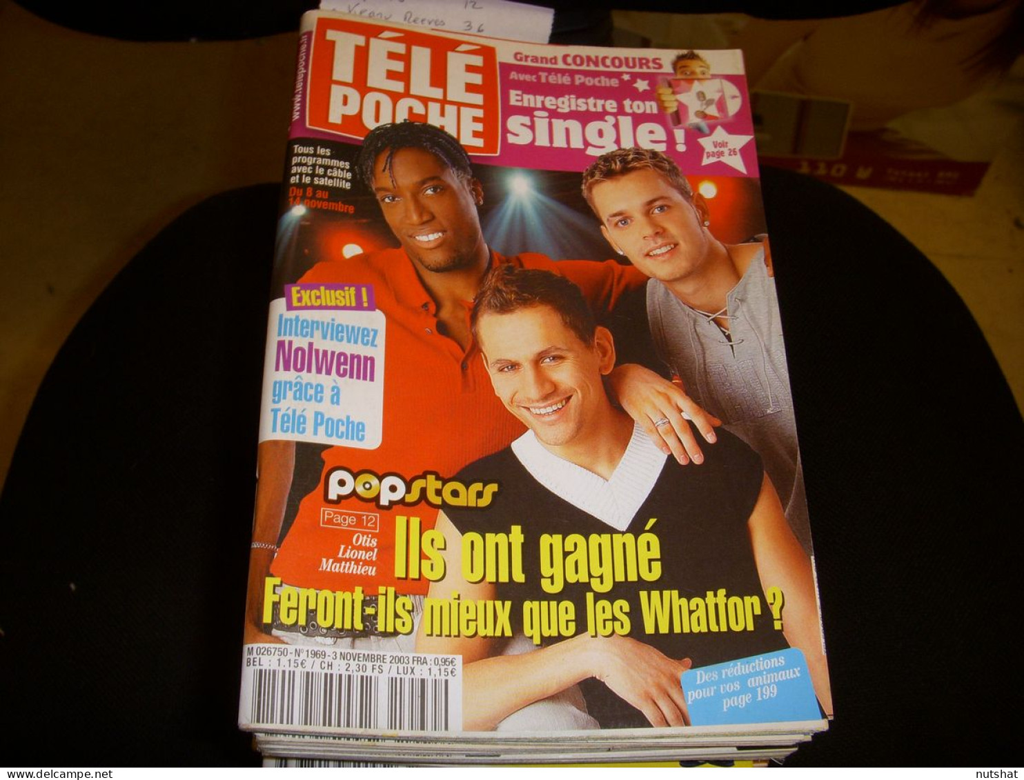 TELE POCHE 1969 03.11.2003 POPSTARS CHARLEBOIS SAYA KEANU REEVES REALI DAWSON - Televisie