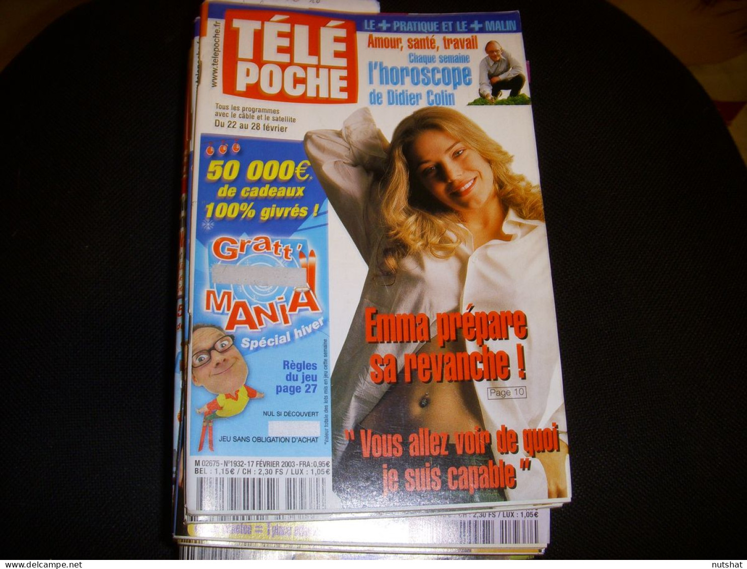 TELE POCHE 1932 17.02.2003 MAUREEN DOR HOUCINE MICHAEL JACKSON STEVENIN SAYA - Television