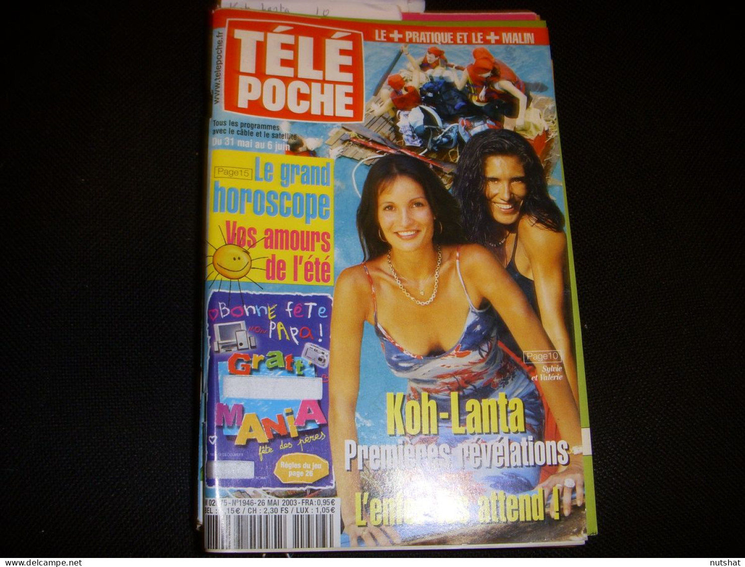 TELE POCHE 1946 18.05.2003 KOH LANTA CAM. DIAZ DUTRONC ROBERT STACK RICKY MARTIN - Televisie