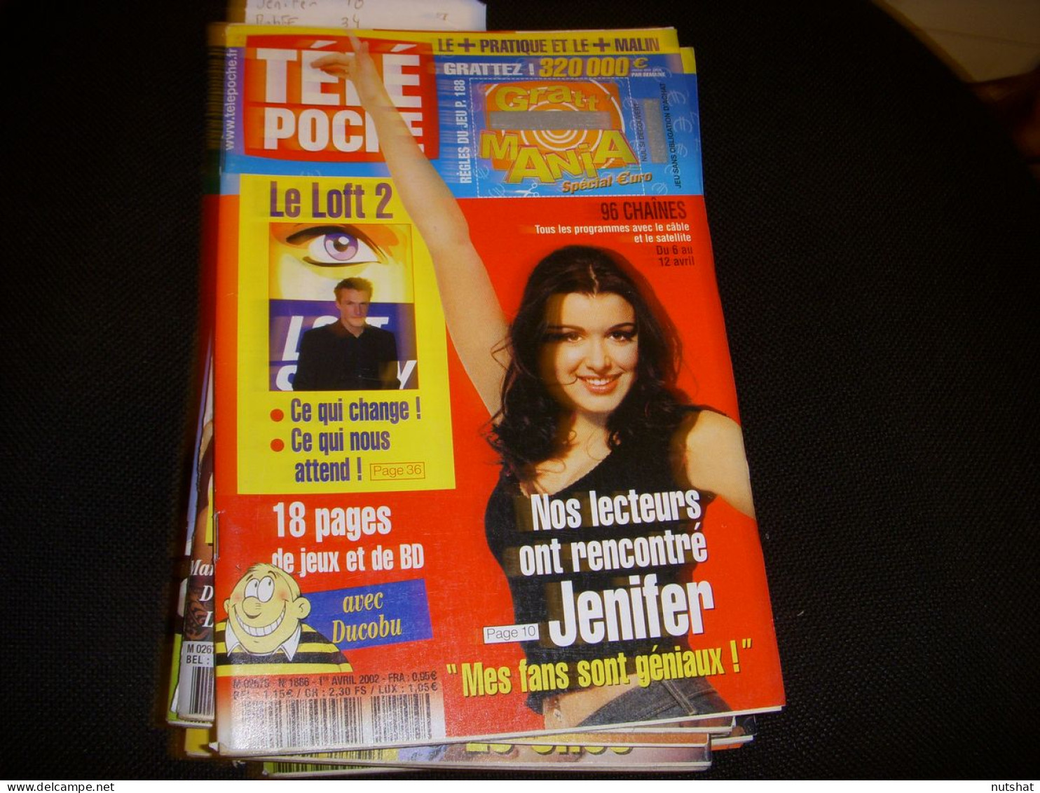 TELE POCHE 1886 01.04.2002 JENIFER N BAYE PITT SOLO SANSON JOVOVICH ROHFF - Television