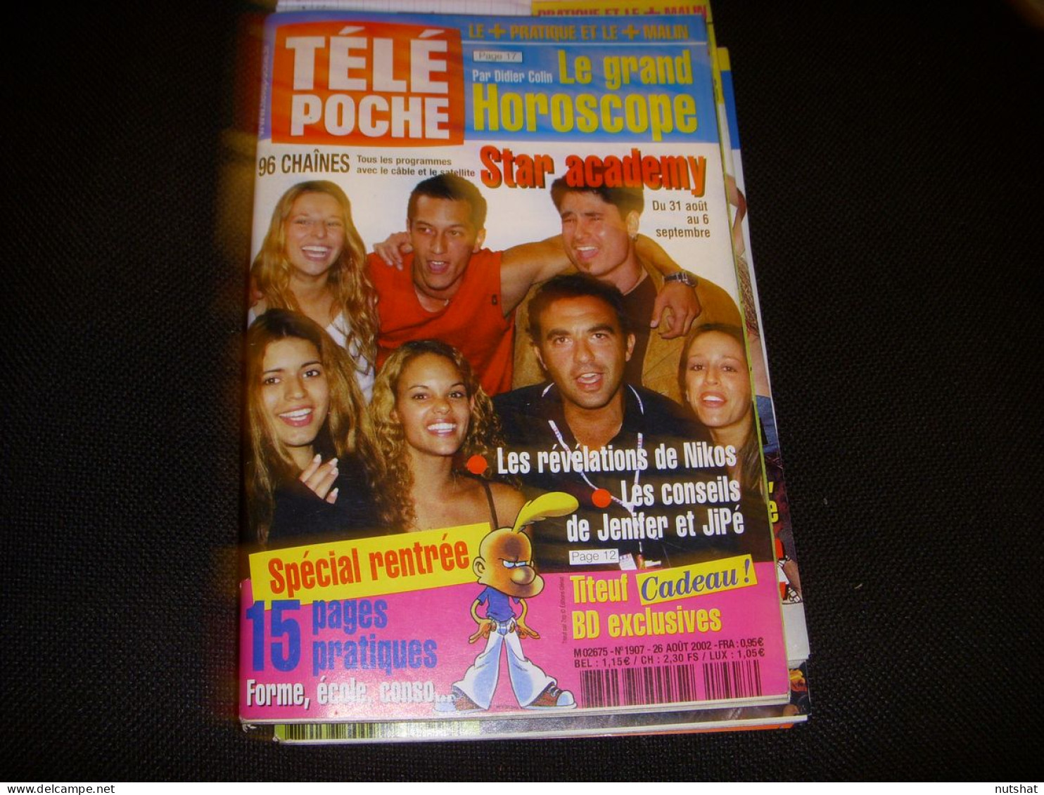 TELE POCHE 1907 26.08.2002 STAR AC JIPE DELTERME BOB MARLEY ARDITI JP JEUNET - Televisie