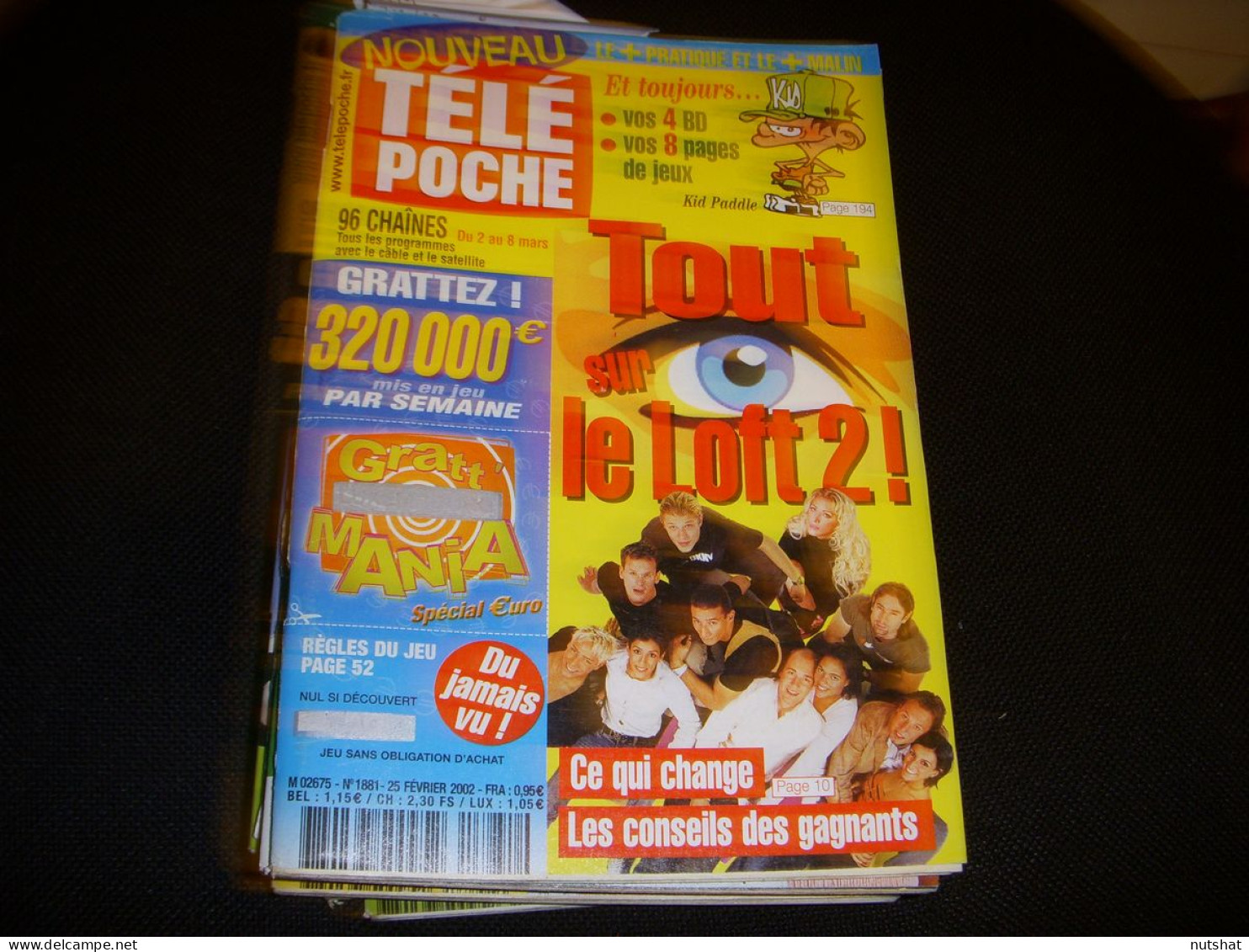 TELE POCHE 1881 25.02.2002 LOFT JENIFER PALTROW FRANCOISE HARDY En 1965 SALOMONE - Television