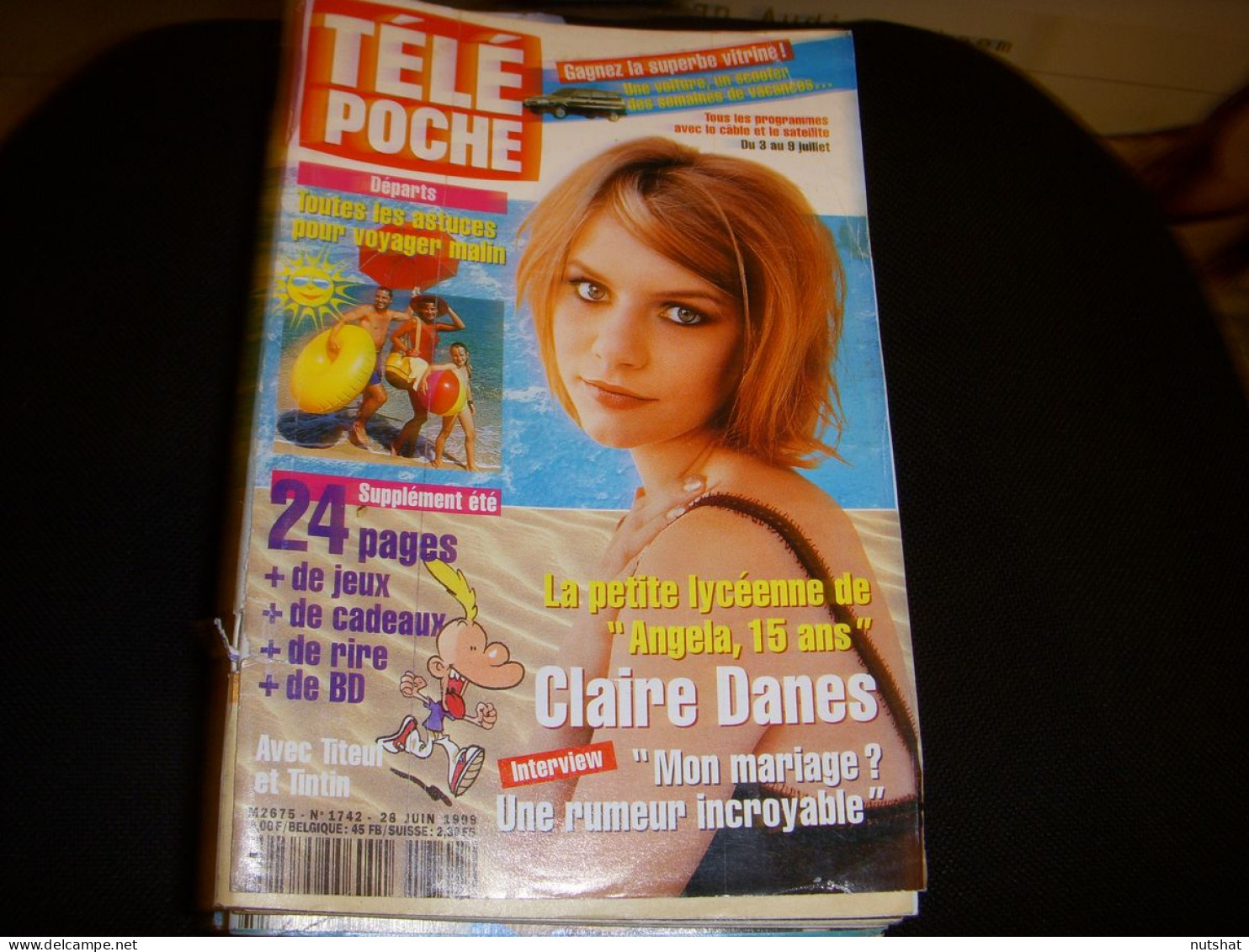 TELE POCHE 1742 28.06.1999 CLAIRE DANES ARQUETTE PICCOLI MEKTOUB KC LINN COSTNER - Fernsehen