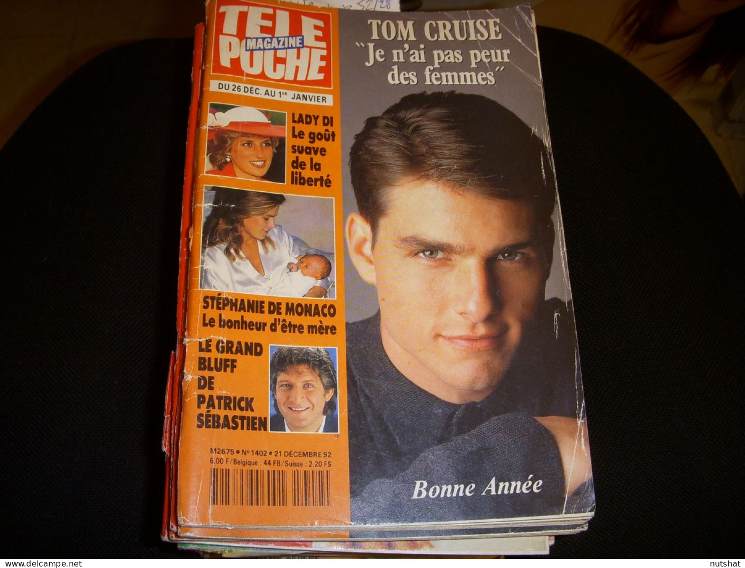 TELE POCHE 1402 21.12.1992 TOM CRUISE SHEILA 2 FOIS NATAF STEPHANIE De MONACO - Televisión