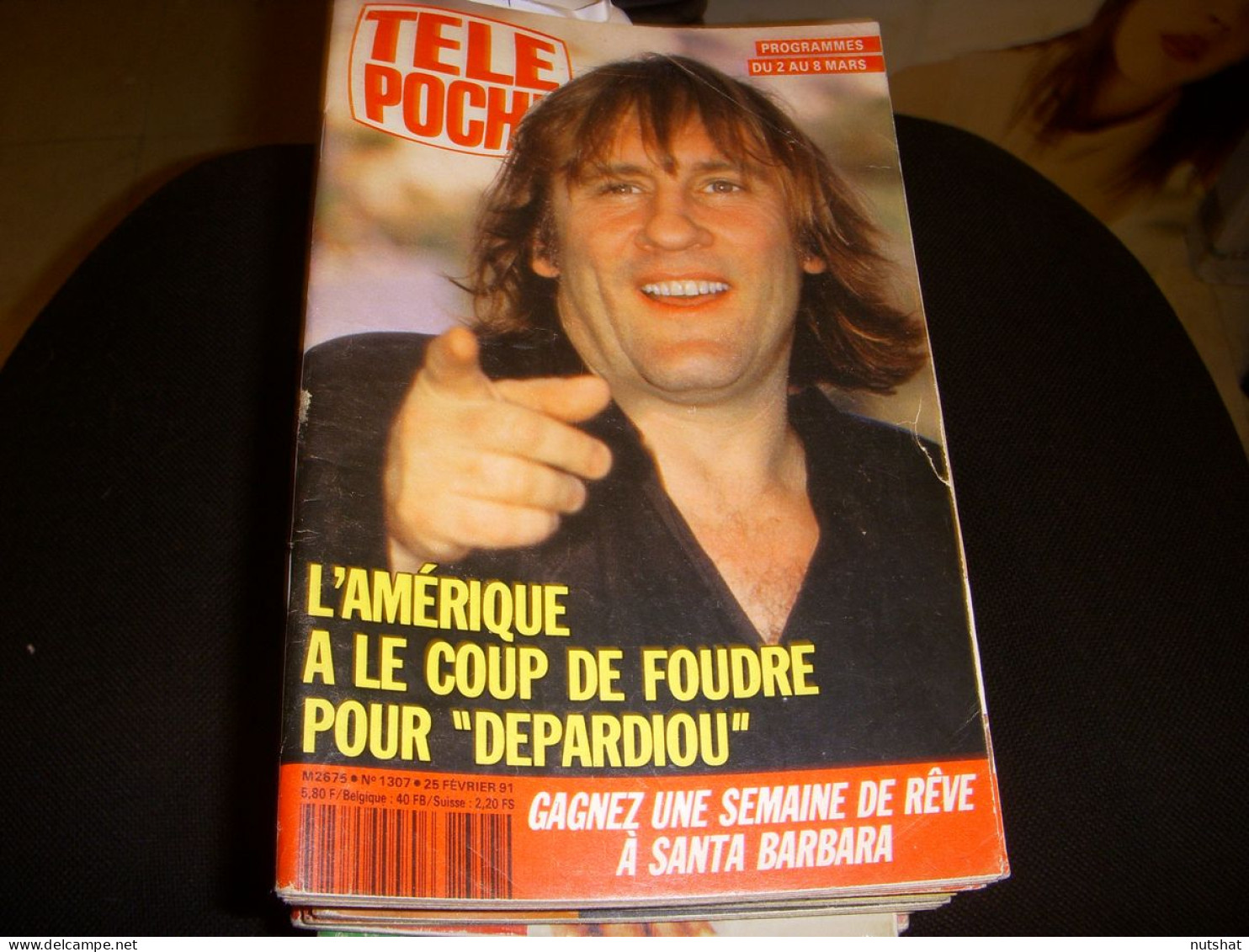 TELE POCHE 1307 25.02.1991 DEPARDIEU FORBANS CONNERY PAPIN PEYRON C VARENNE - Télévision