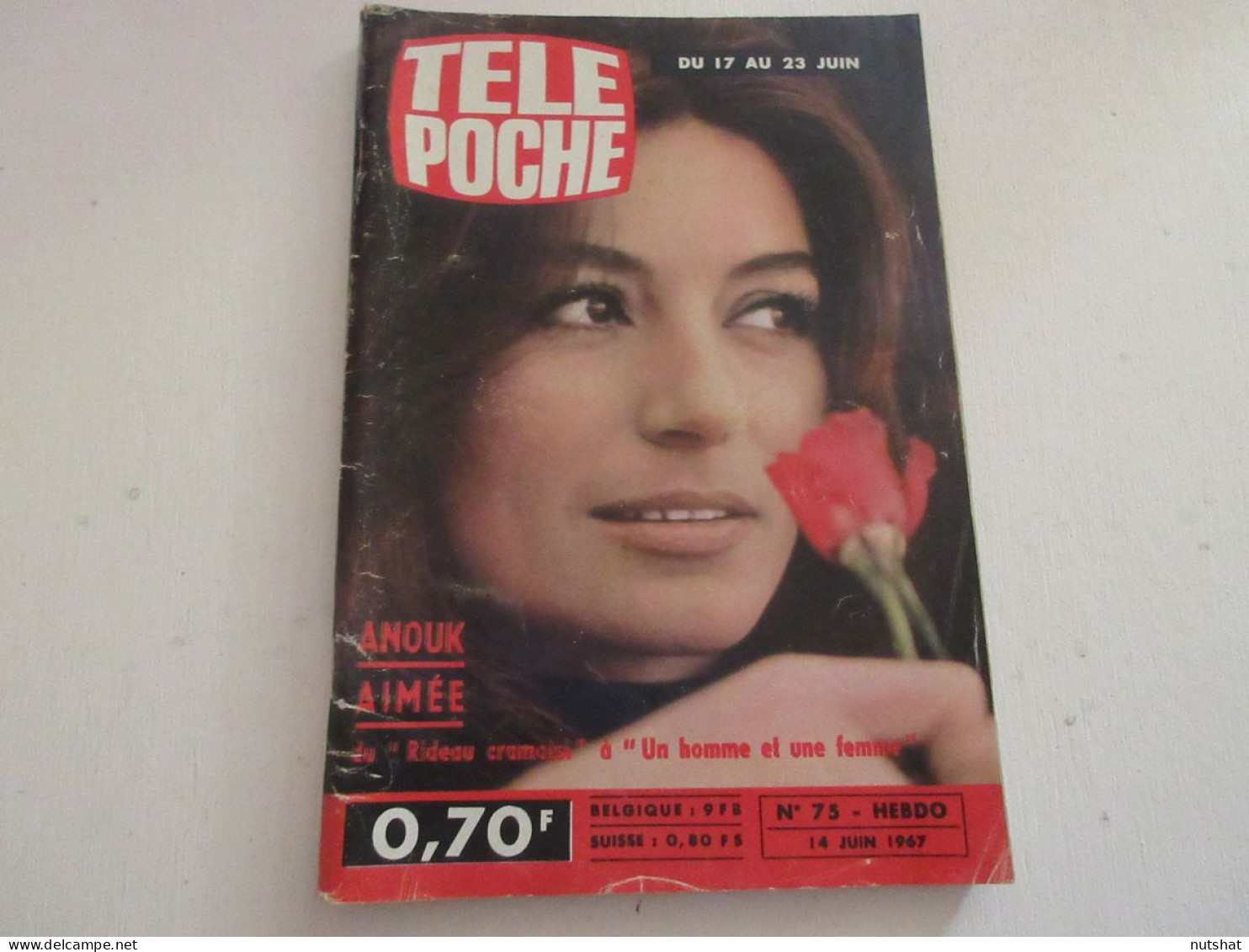 TELE POCHE 075 14.06.1967 Anouk AIMEE Elvire POPESCO Mireille MATHIEU EXODUS - Television