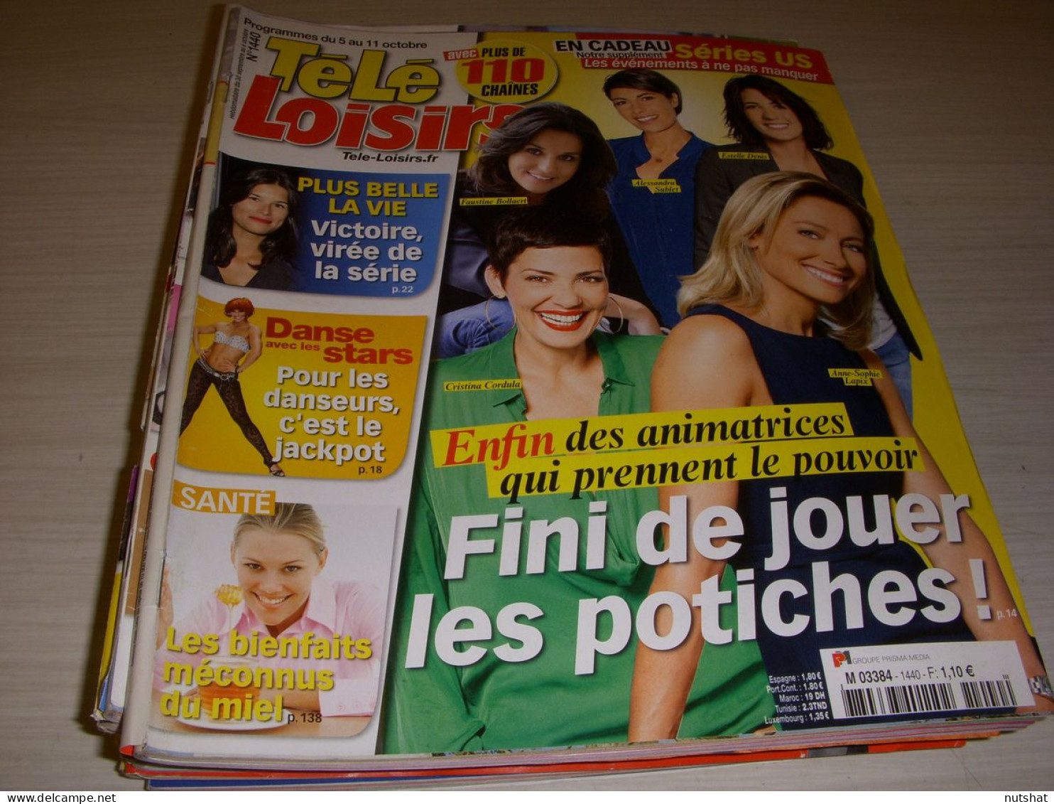 TELE LOISIRS 1440 10.2013 NCIS Edith PIAF Flavie PEAN VIV Le VIKING PROFILAGE - Televisie