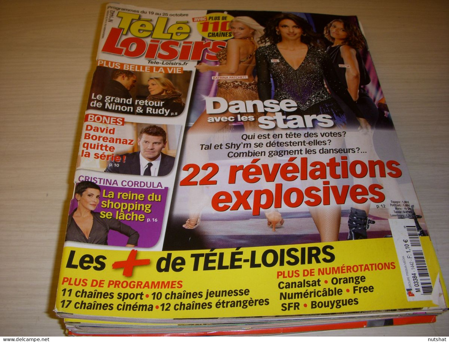 TELE LOISIRS 1442 10.2013 DANSE Avec Les STARS SHY'M ALIZEE TAL Julie ANDRIEU - Televisie