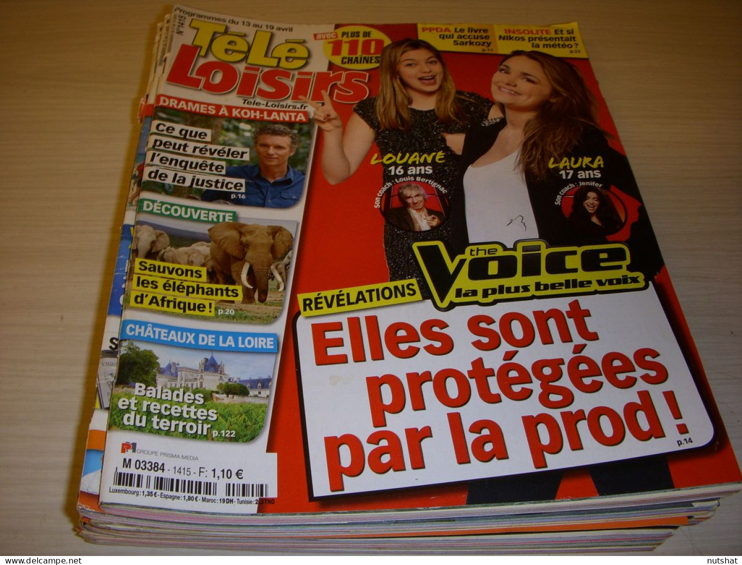 TELE LOISIRS 1415 04.2013 The VOICE BELMONDO GODEST QATAR BODY Of PROOF - Télévision