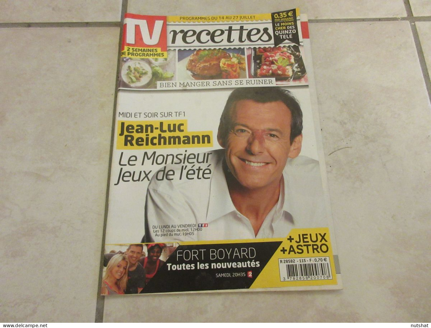 TV RECETTES 115 14.07.2012 Jean Luc REICHMANN Olivier MINNE Eric CANTONA - Televisie