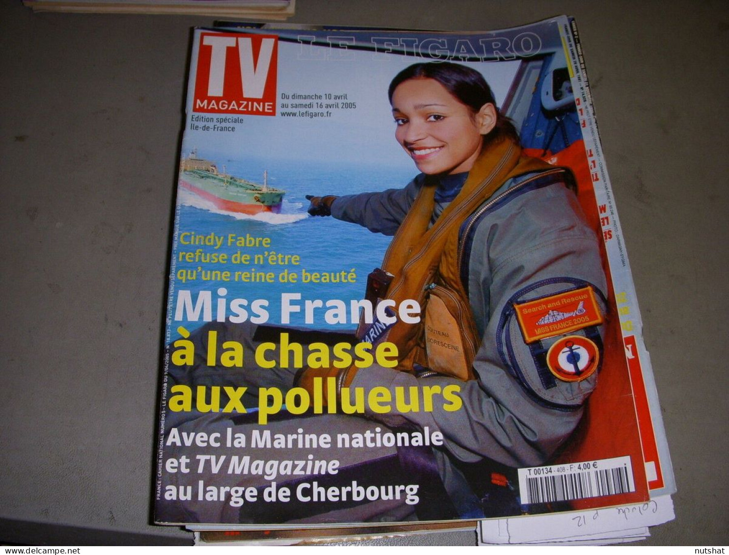 TV MAGAZINE FIGARO 10.04.2005 MISS FRANCE CINDY FABRE WOLKOVITCH - Television