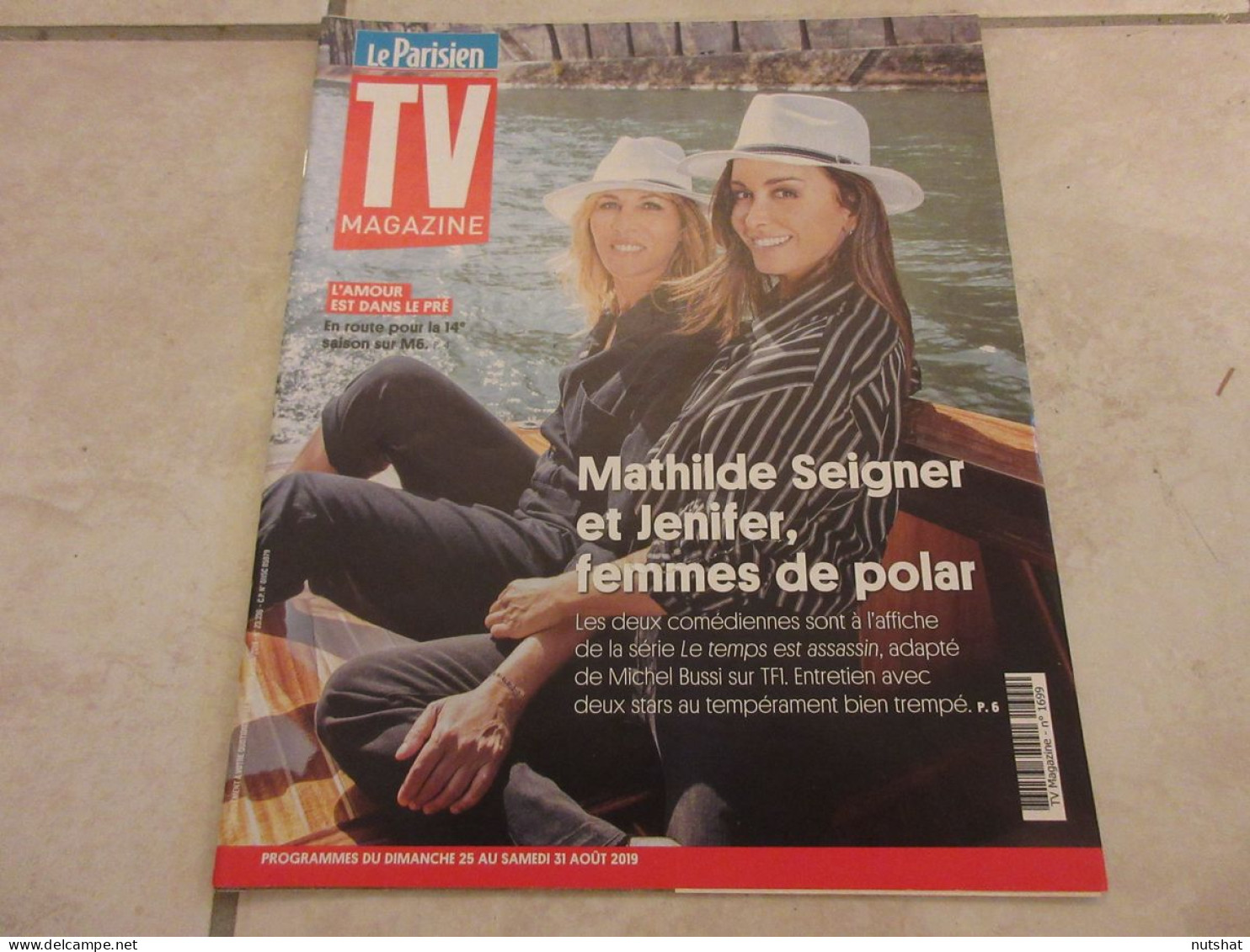 TV HEBDO LE PARISIEN 25.08.2019 Mathilde SEIGNER JENIFER Julie GAYET  - Televisione