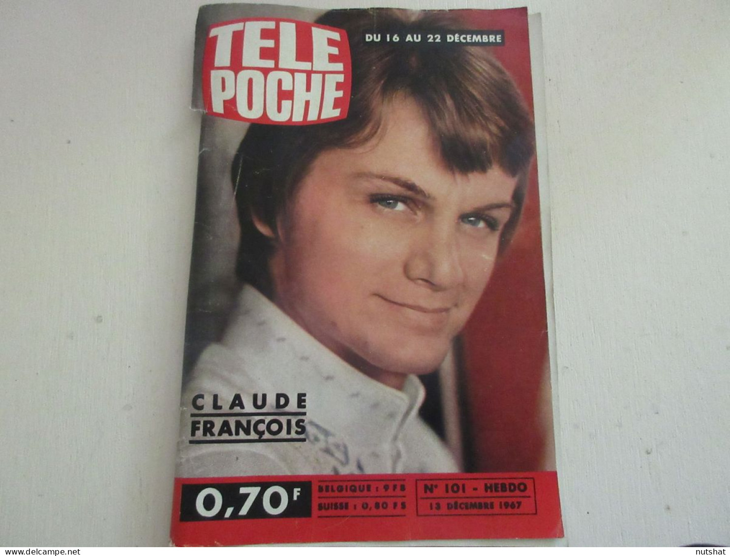 TELE POCHE 101 13.12.1967 Claude FRANCOIS Michele TORR Jacques DUTRONC BARBARA   - Télévision