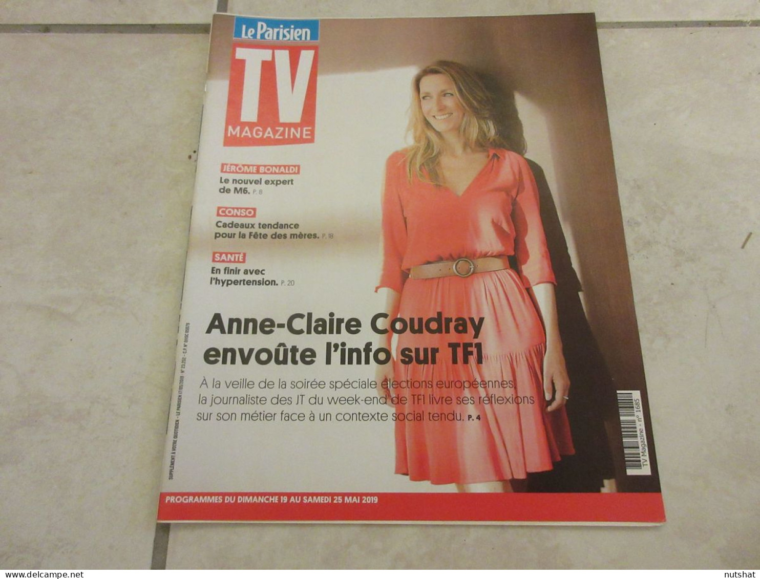 TV HEBDO LE PARISIEN 19.05.2019 Anne-Claire COUDRAY Jerome BONALDI  - Televisione