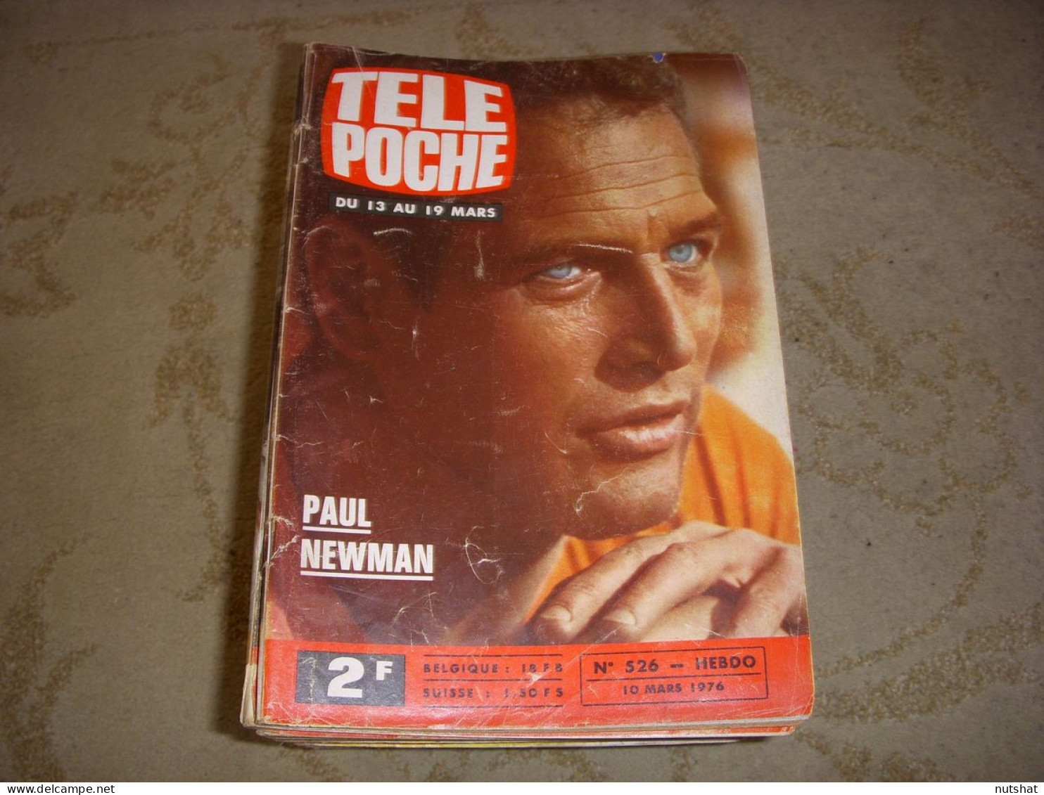 TELE POCHE 526 10.03.1976 Paul NEWMAN Orson WELLES François De LA GRANGE - Télévision