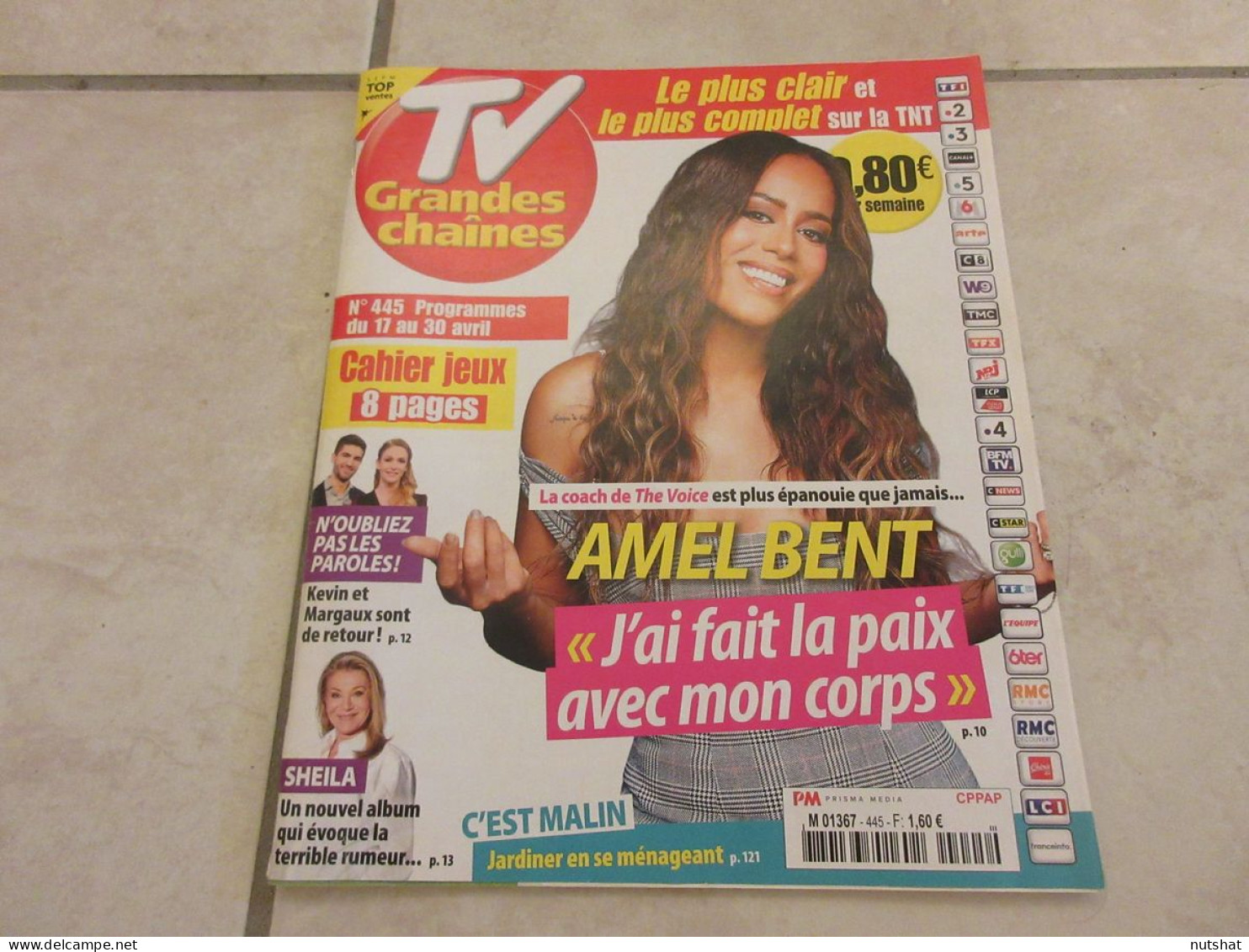 TV GRANDES CHAINES 445 17.04.2021 Amel BENT SHEILA De LIGONNES Patrick JUVET  - Televisie