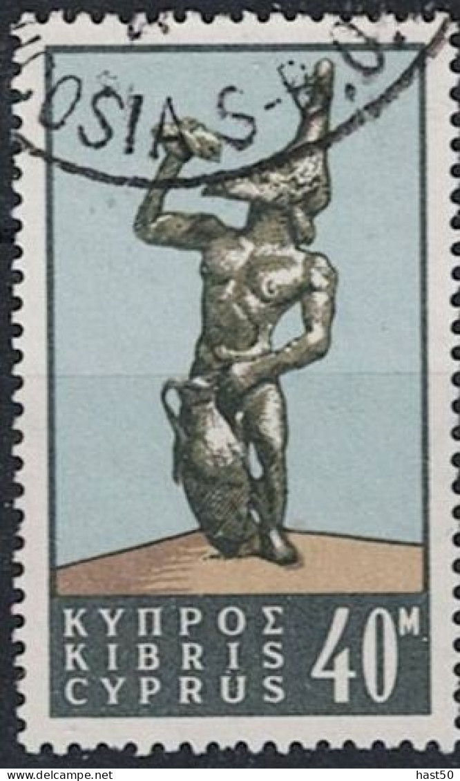 Zypern Cyprus Chypre - Satyr, Bronze (MiNr: 244) 1964 - Gest Used Obl - Oblitérés