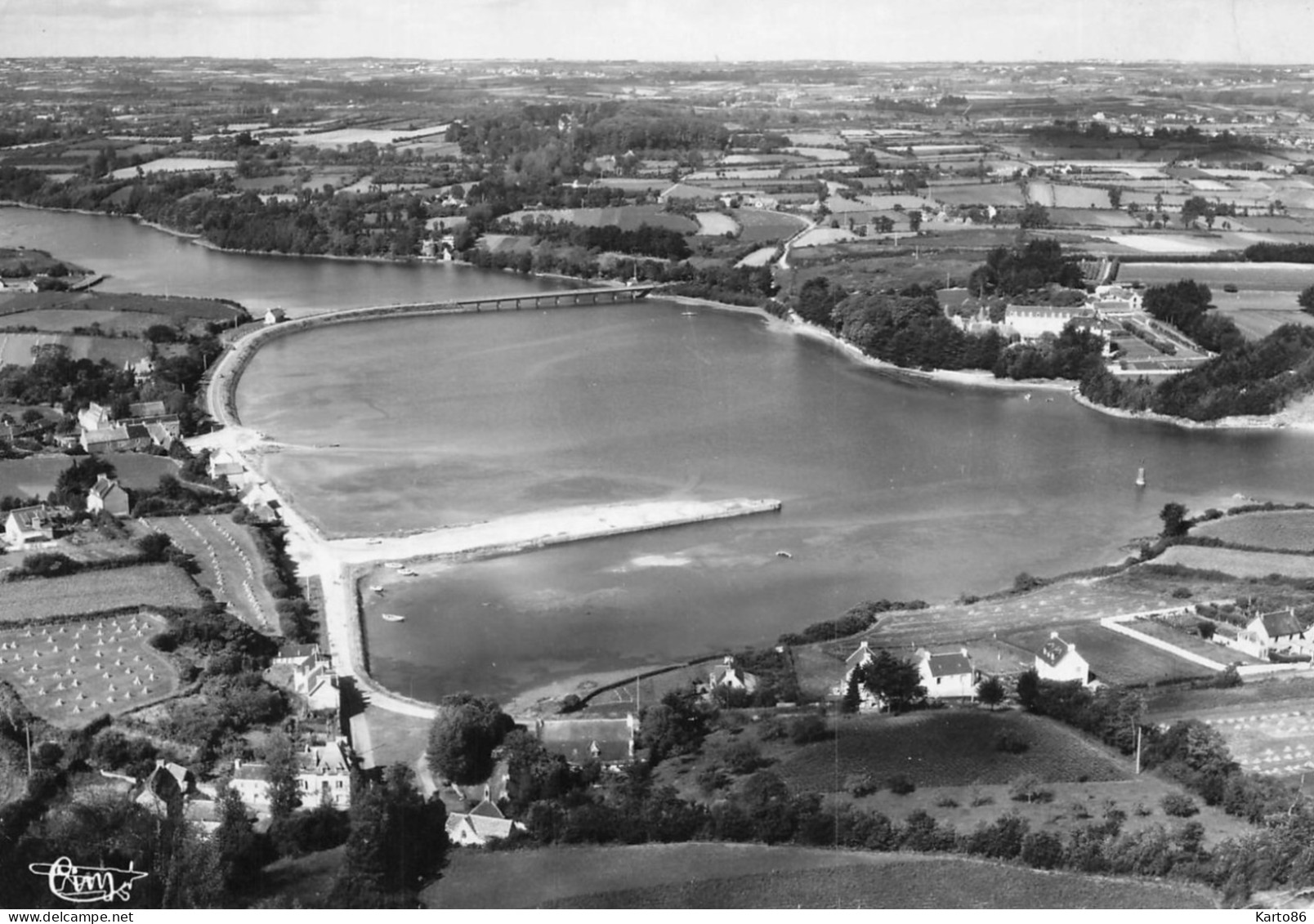 Plestin Les Grèves * La Vallée Du Douron , Vue Aérienne Village - Plestin-les-Greves