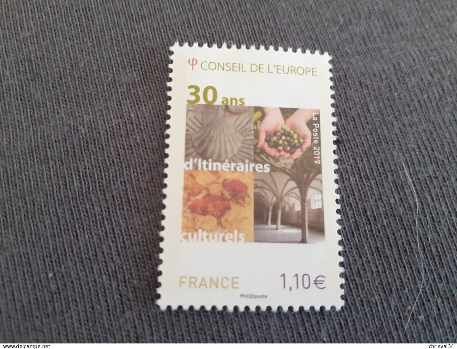 TIMBRE  DE  SERVICE  ANNEE  2017  N  171  COTE  5,00  EUROS  NEUF  SANS  CHARNIERE - Mint/Hinged