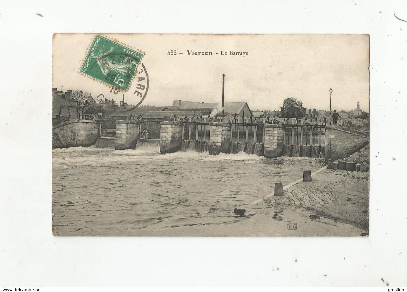 VIERZON 562 LE BARRAGE 1916 - Vierzon