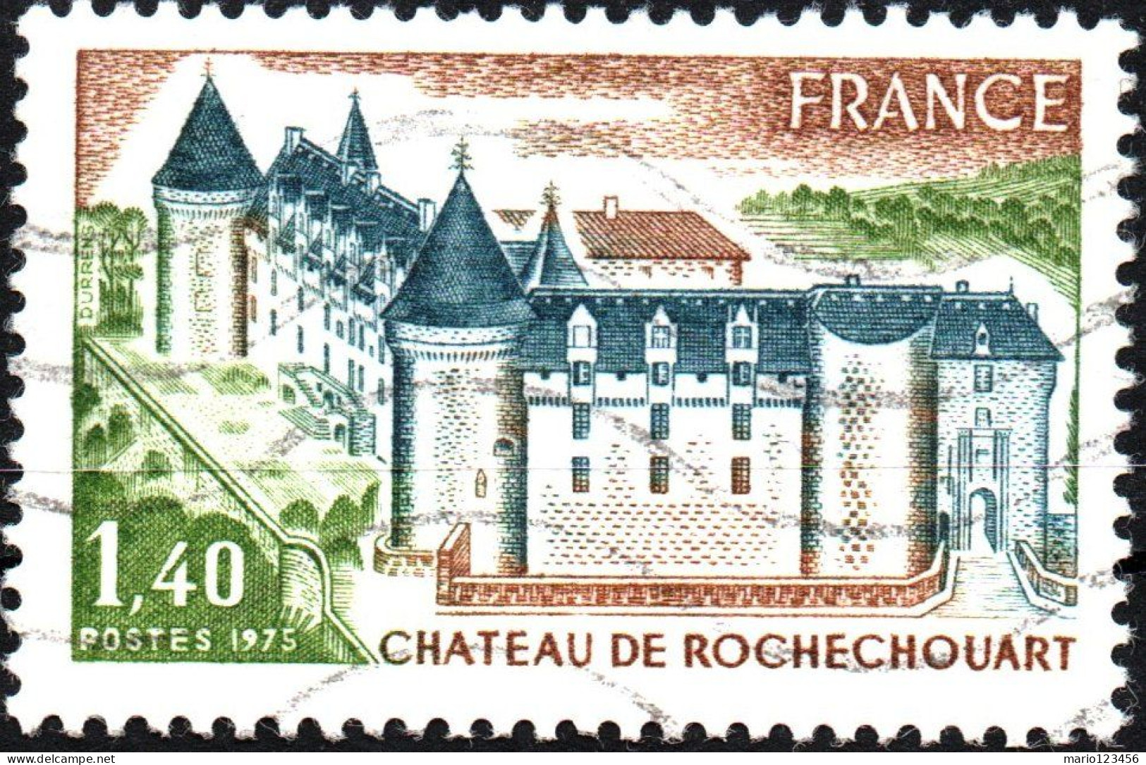 FRANCIA, FRANCE, TURISMO, 1,40 Fr., 1975, FRANCOBOLLI USATI Yt:FR 1809, Mi:FR 1900, Scott:FR 1419 - Used Stamps