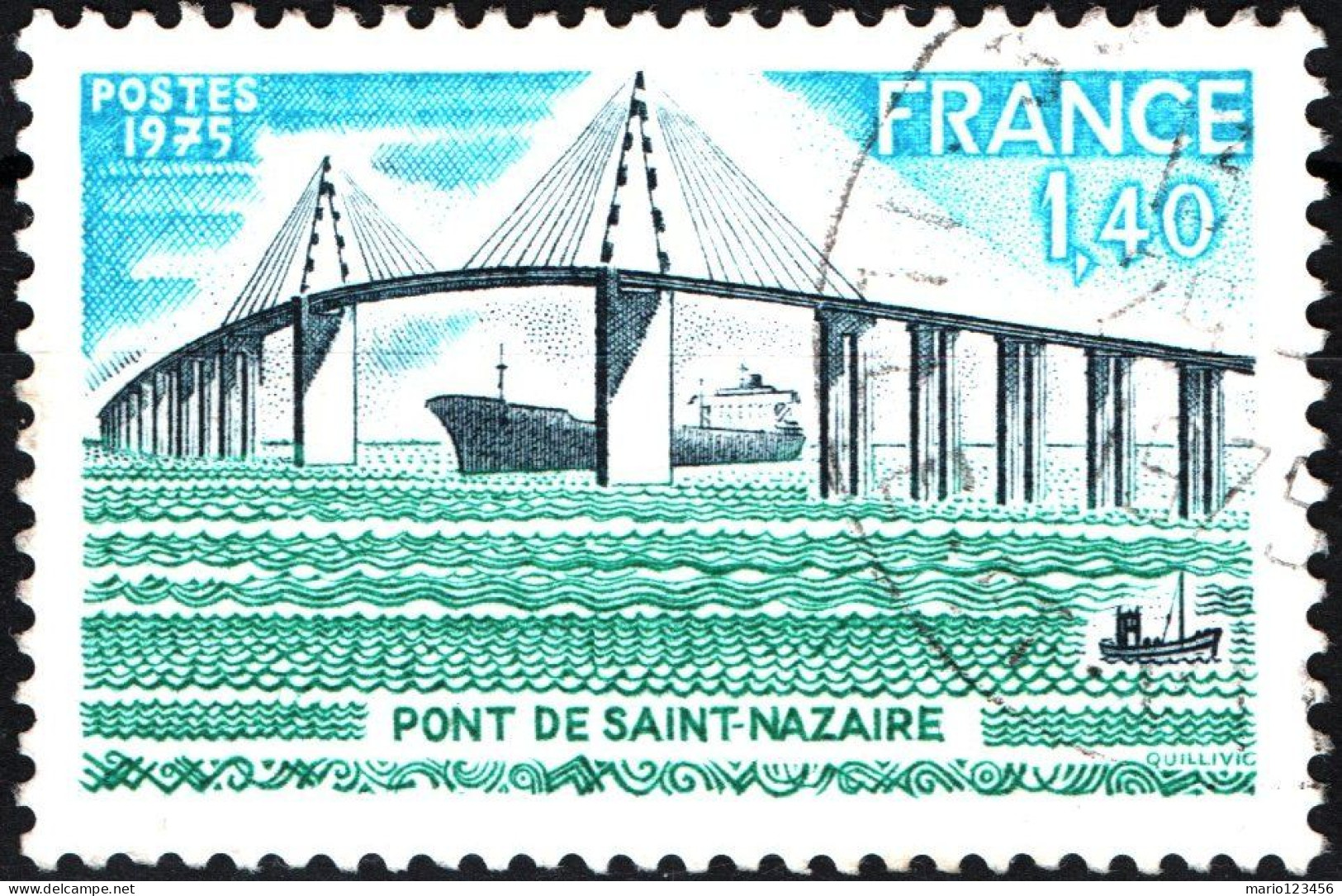 FRANCIA, FRANCE, TURISMO, 1,40 Fr., 1975, FRANCOBOLLI USATI Yt:FR 1856, Mi:FR 1938, Scottn:FR 1457 - Gebruikt