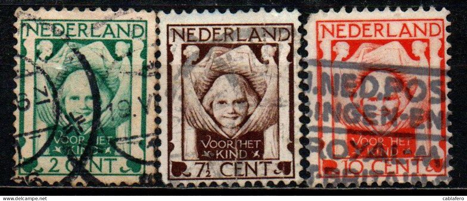 OLANDA - 1924 - PRO INFANZIA - USATI - Used Stamps