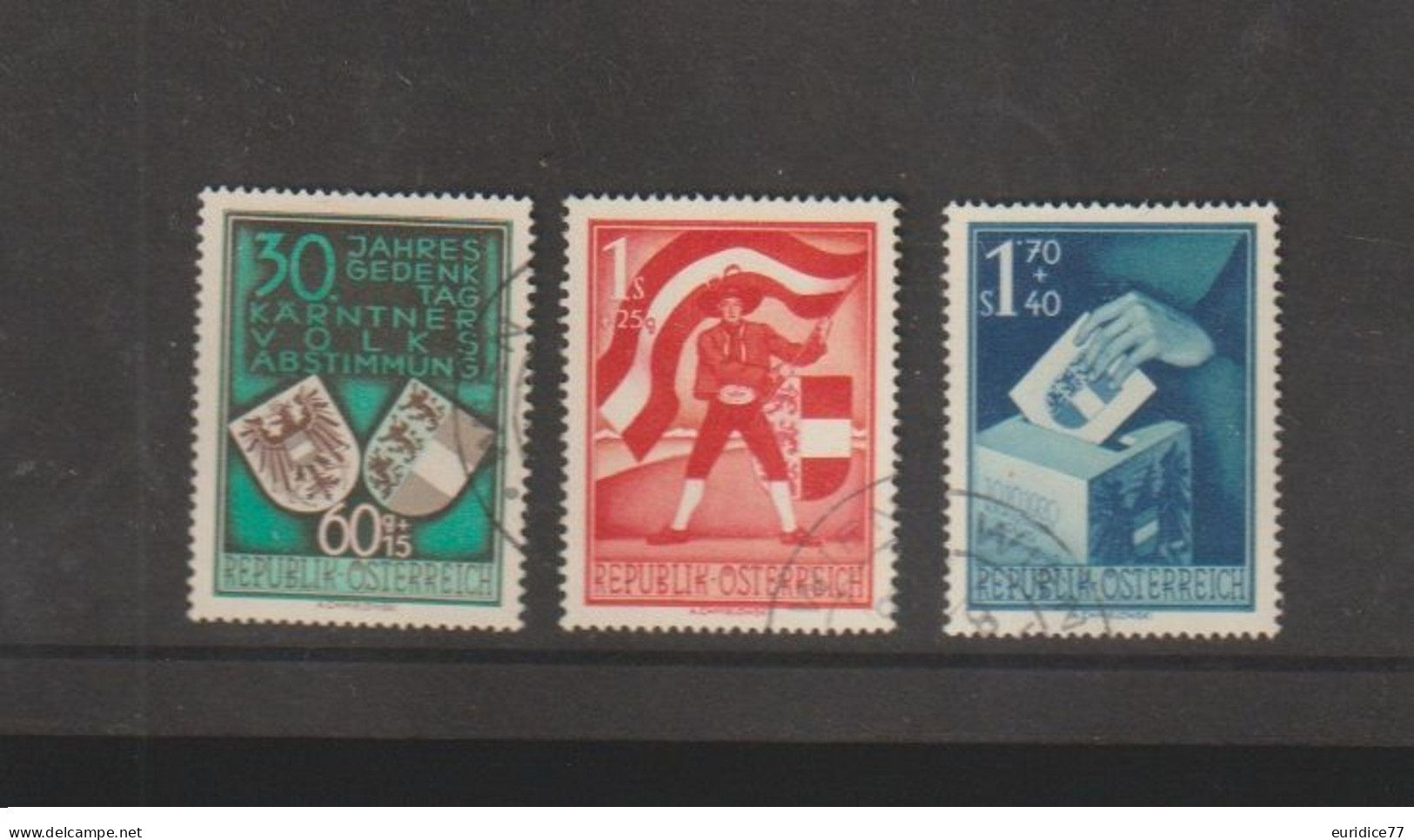 Austria 1950 - Yvert 788/90 Cancelled Very Fine (o) - Neufs