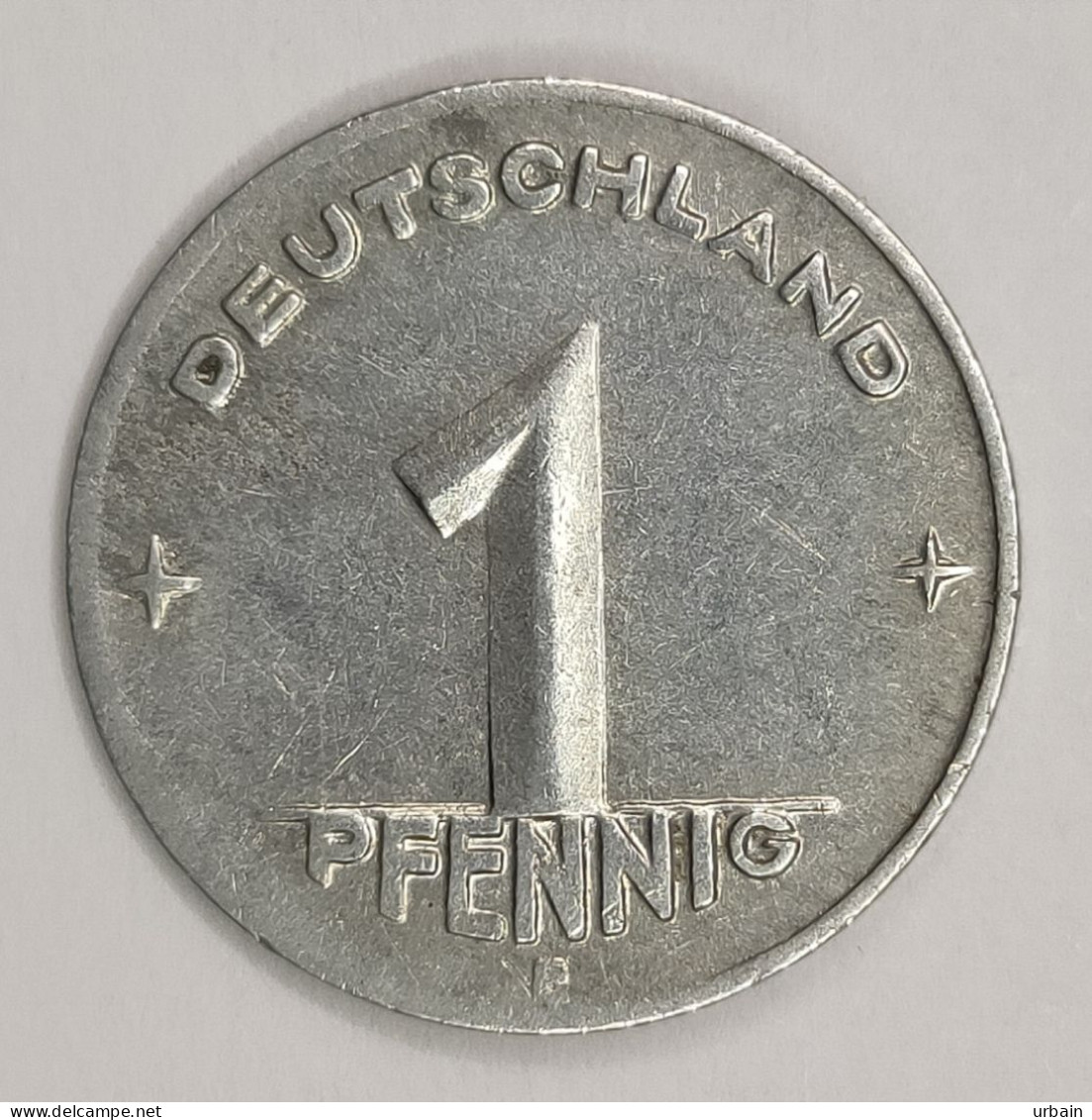Lot 2 Coins - East Germany (DDR) (1948 – 1990) - 1 Pfennig - 1950, 1960 - 1 Pfennig