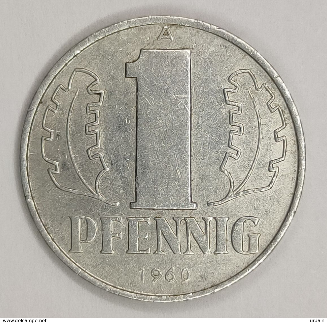Lot 2 Coins - East Germany (DDR) (1948 – 1990) - 1 Pfennig - 1950, 1960 - 1 Pfennig