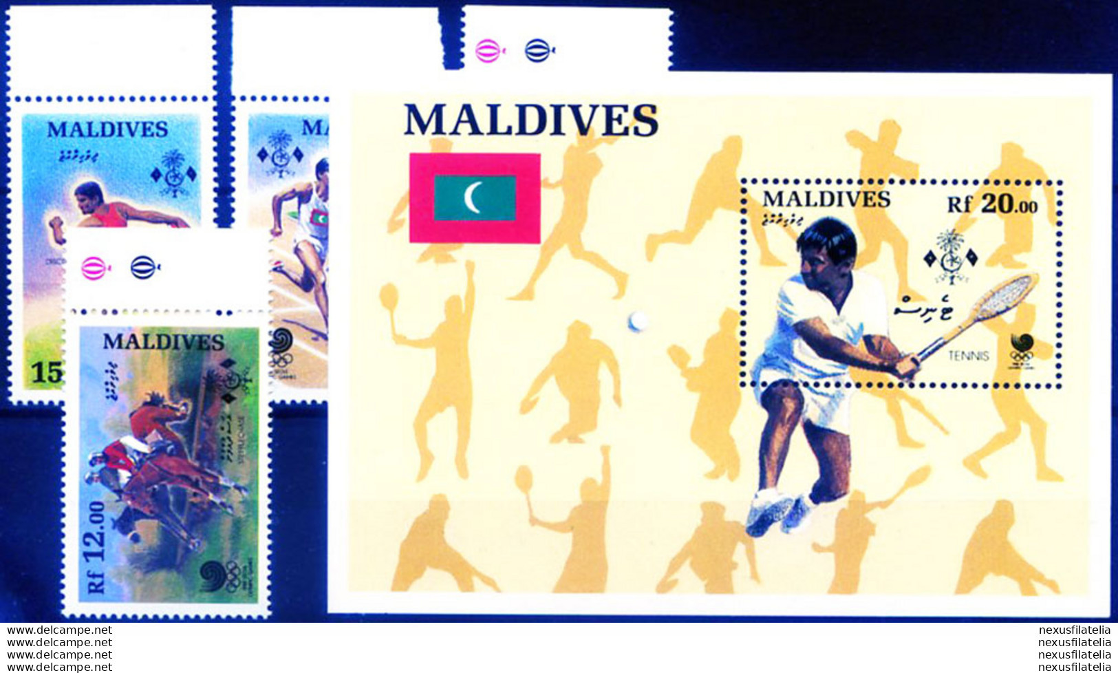 Sport. Olimpiadi Seul 1988. - Maldive (1965-...)