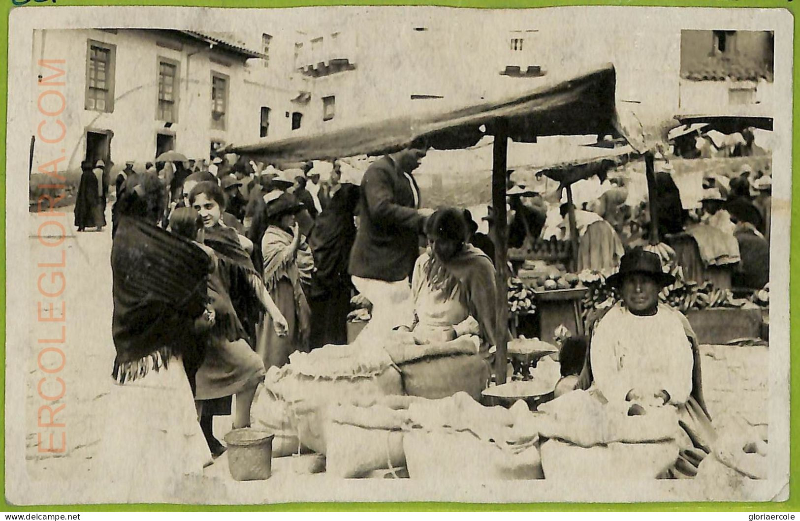 Af2424 - ECUADOR - Vintage Postcard -  Quito - 1924 - Real Photo - Ecuador