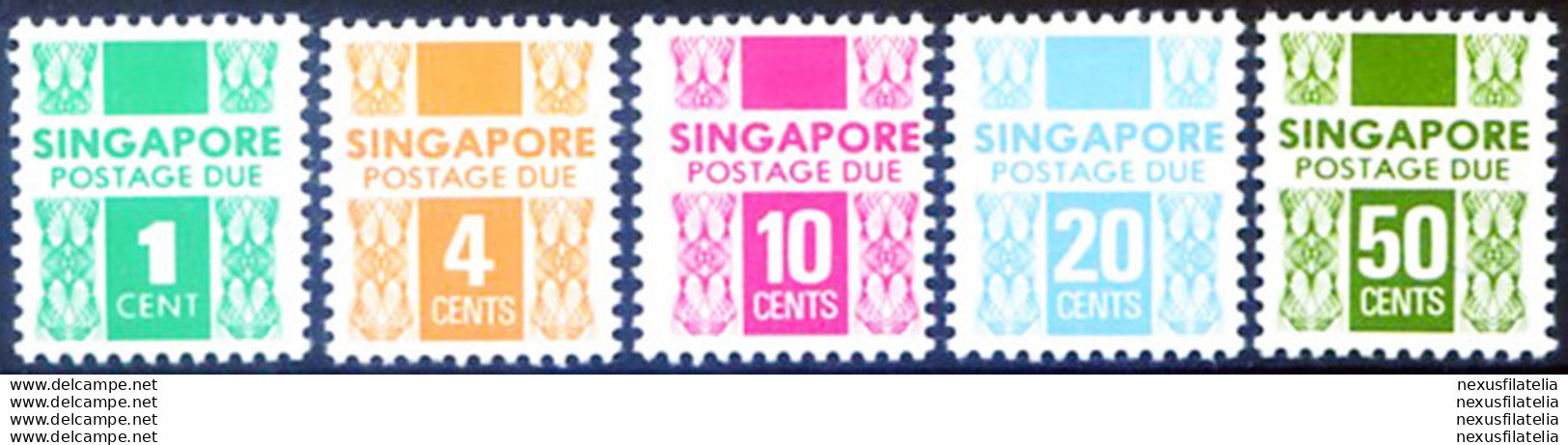 Segnatasse 1981. Dentellati 12. - Singapore (1959-...)