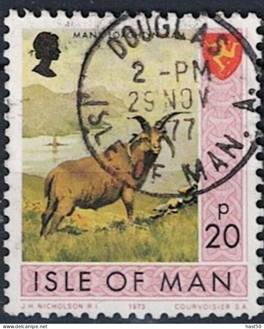 Isle Of Man - Manx-Loaghtan- Widder (MiNr: 25) 1995 - Gest Used Obl - Oblitérés