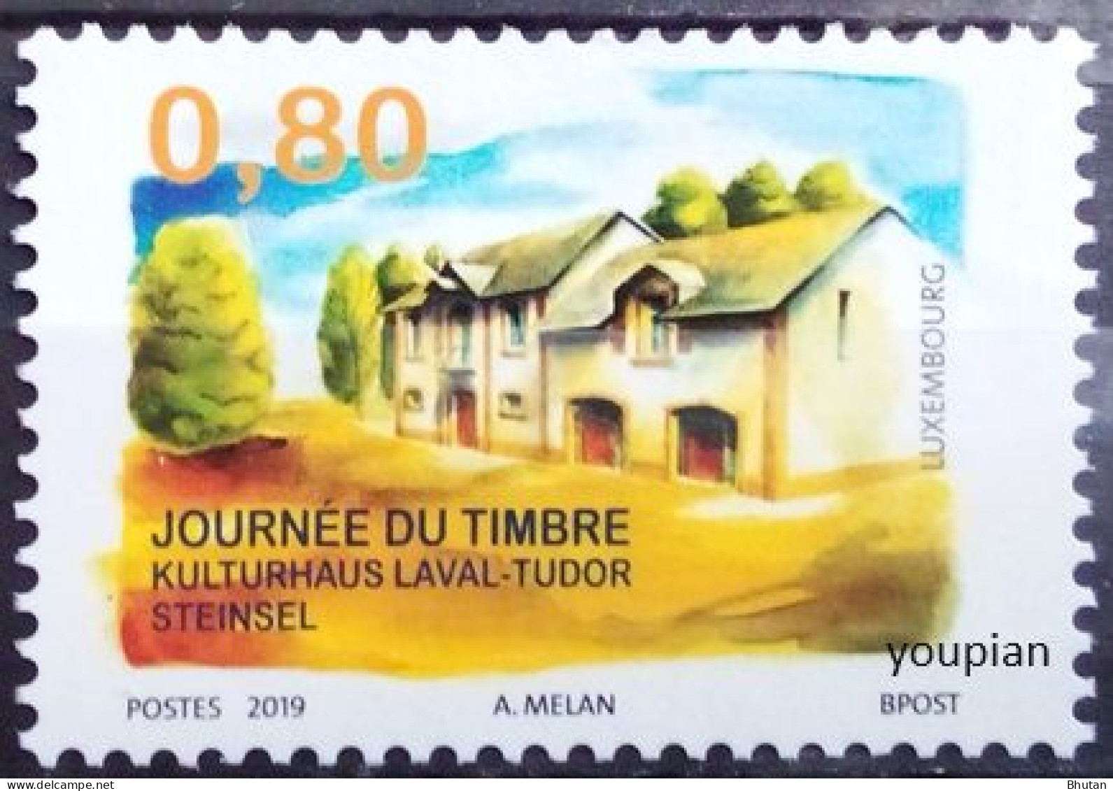 Luxembourg 2019, Stamp Day, MNH Single Stamp - Ongebruikt