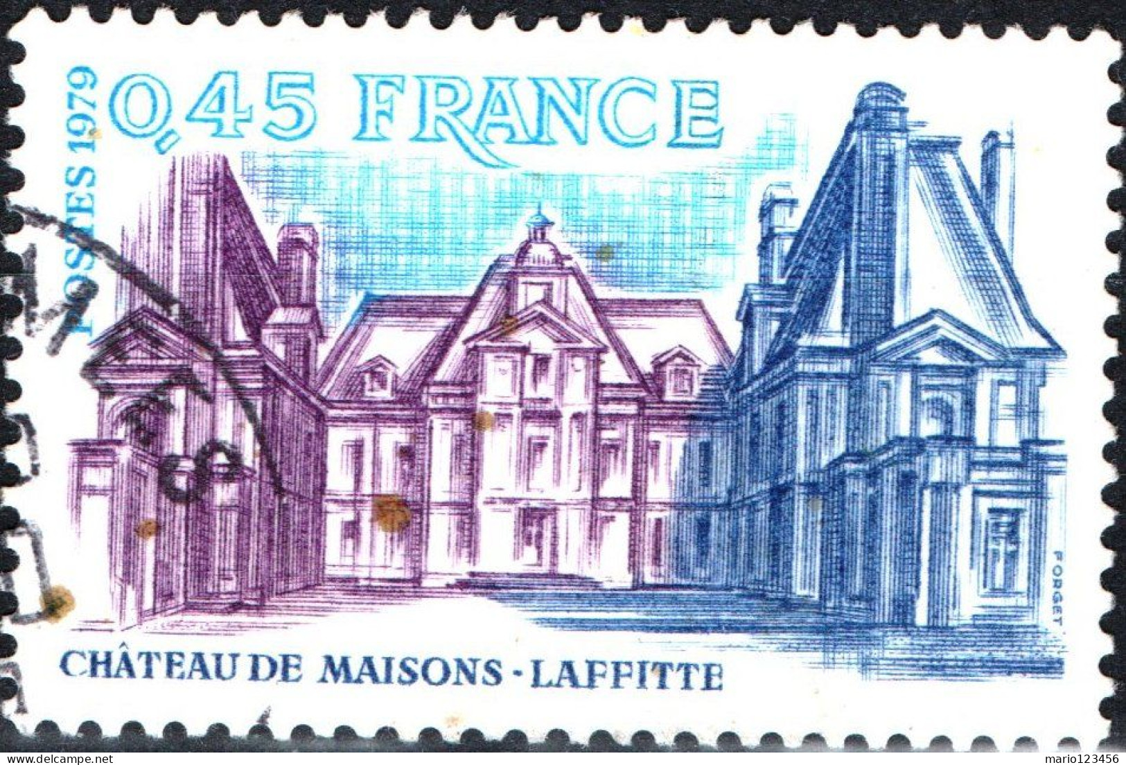 FRANCIA, FRANCE, TURISMO, 0,45 Fr., 1979, FRANCOBOLLI USATI Yt:FR 2064, Mi:FR 2175, Scott:FR 1638 - Used Stamps