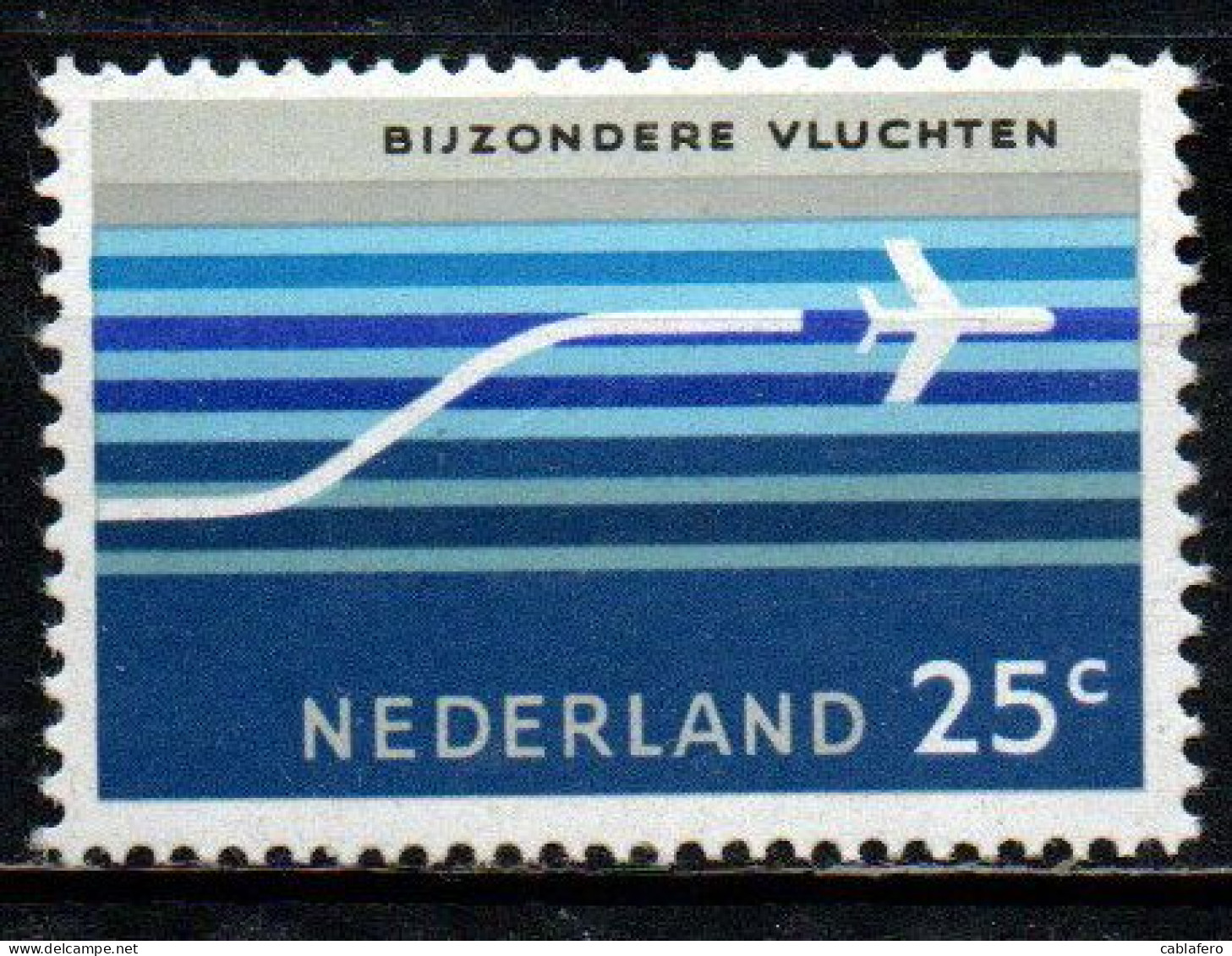 OLANDA - 1966 - AEREO STILIZZATO - MNH - Correo Aéreo