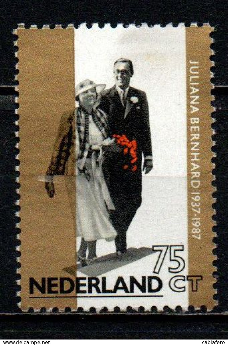 OLANDA - 1987 - NOZZE D'ORO DEI REGNANTI - MNH - Ungebraucht