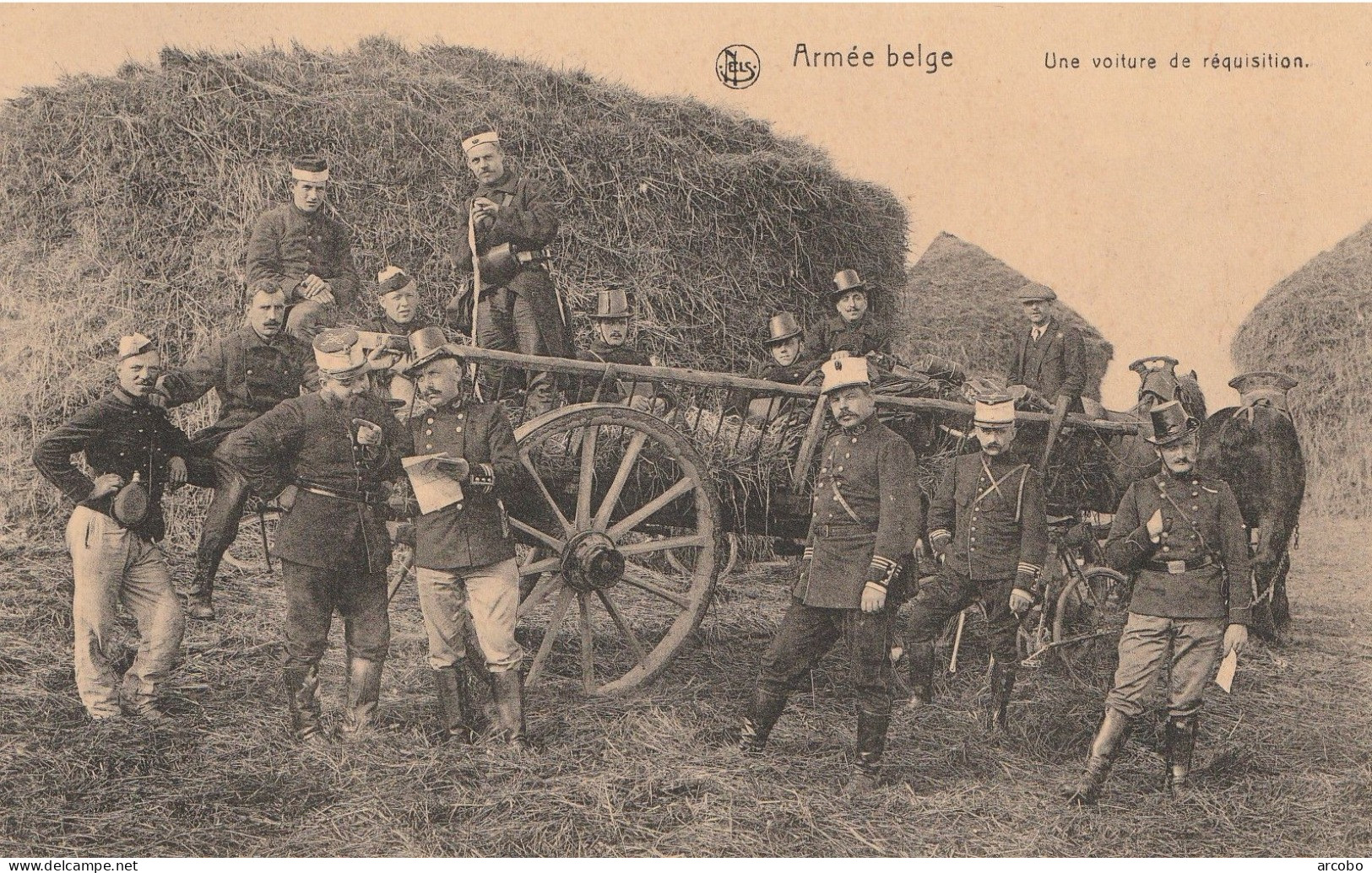 Armée Belge - Une Voiture De Réquisition - Equipment